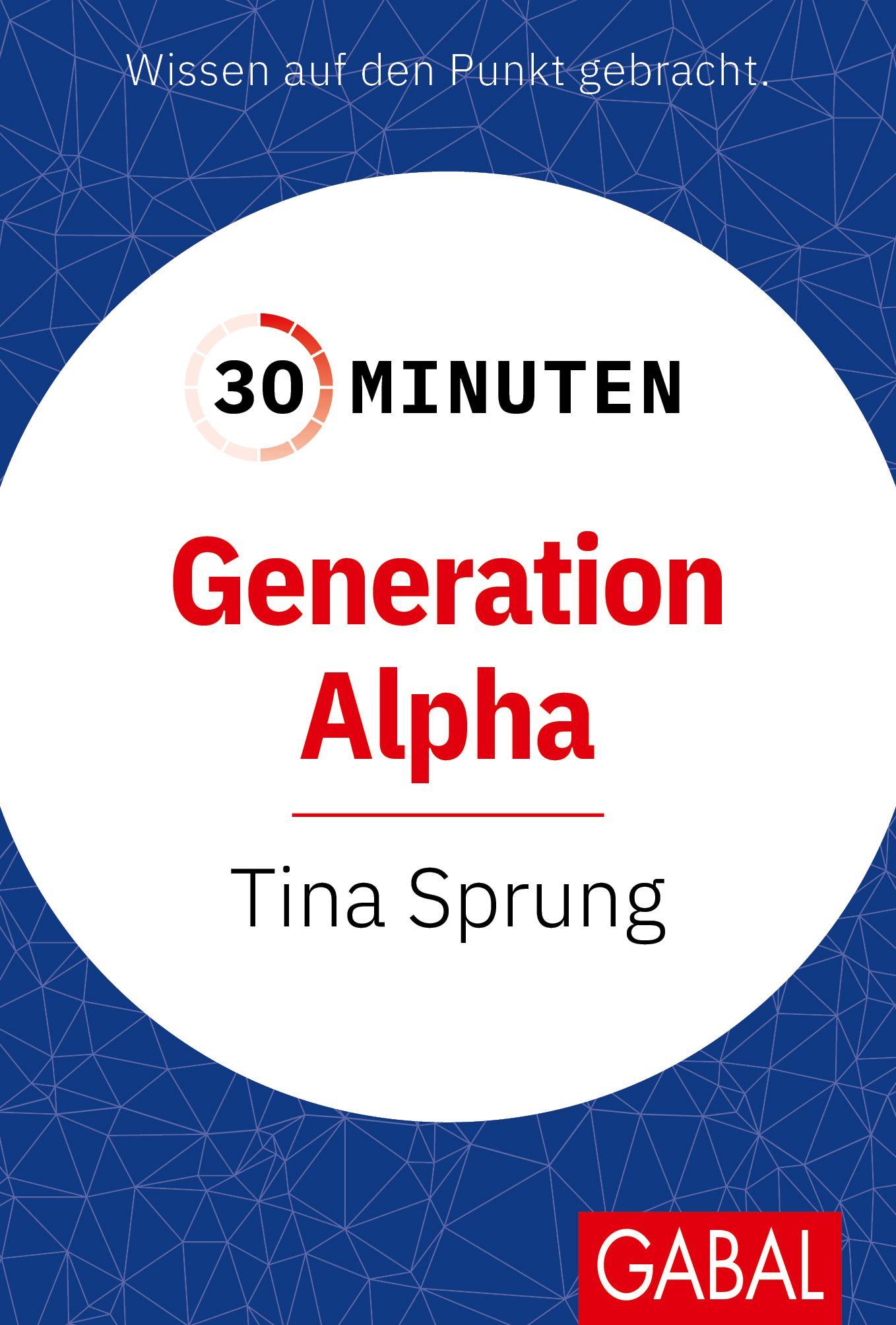 Vorderes Coverbild 30 Minuten Generation Alpha