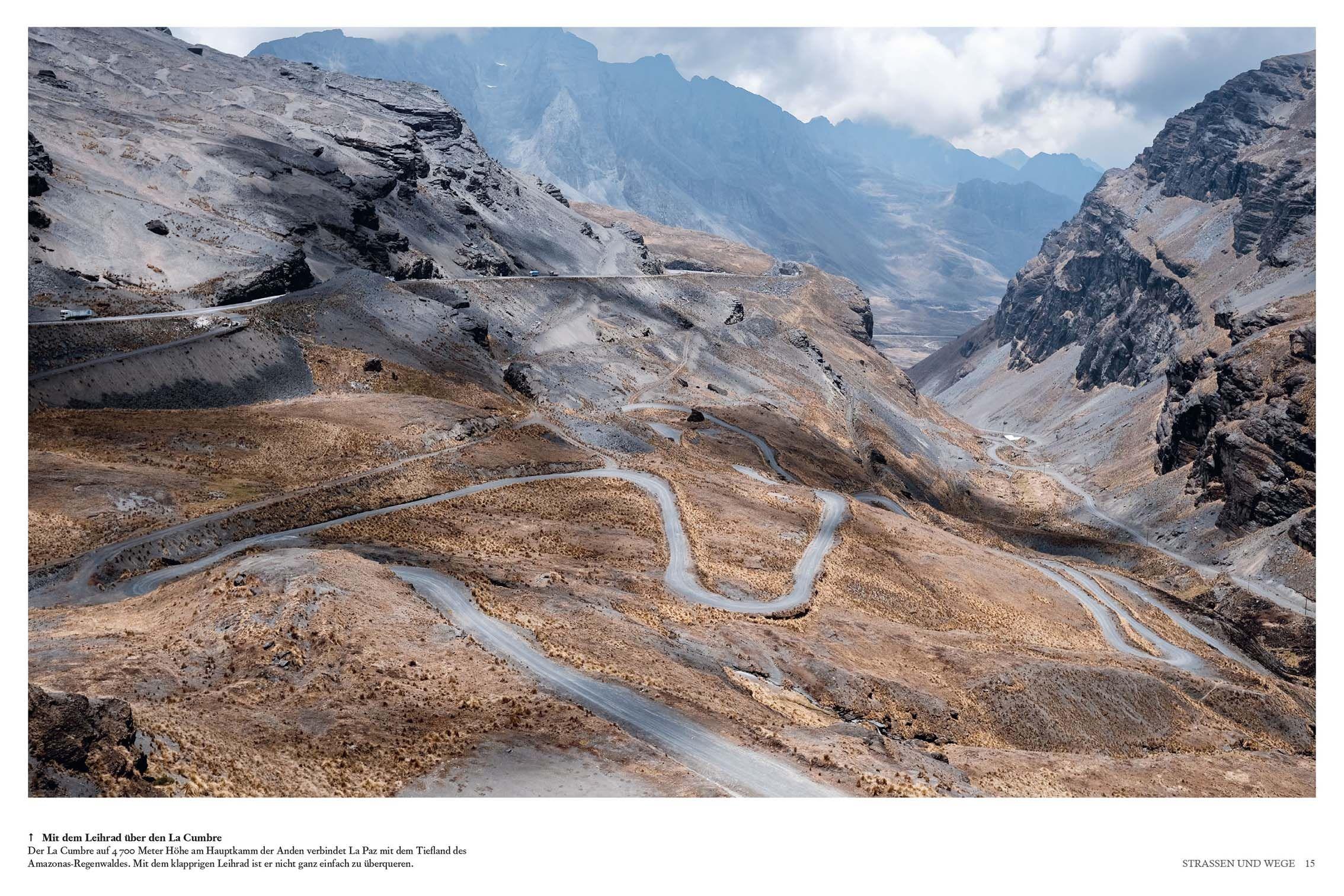 Beispielinhalt (Bild) Staunen - Mit dem Rennrad an die Enden der Welt