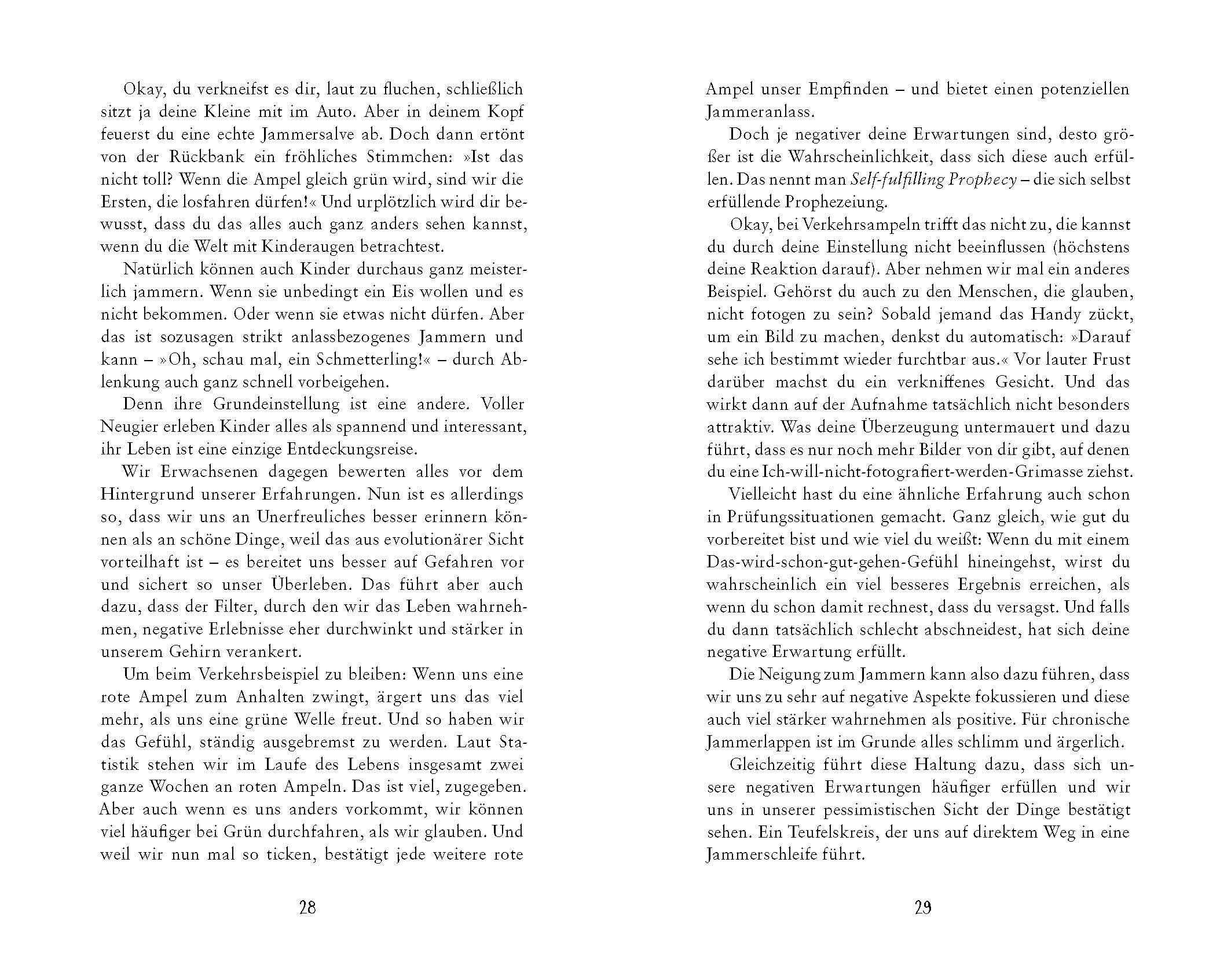 Beispielinhalt (Bild) Achtsam jammern