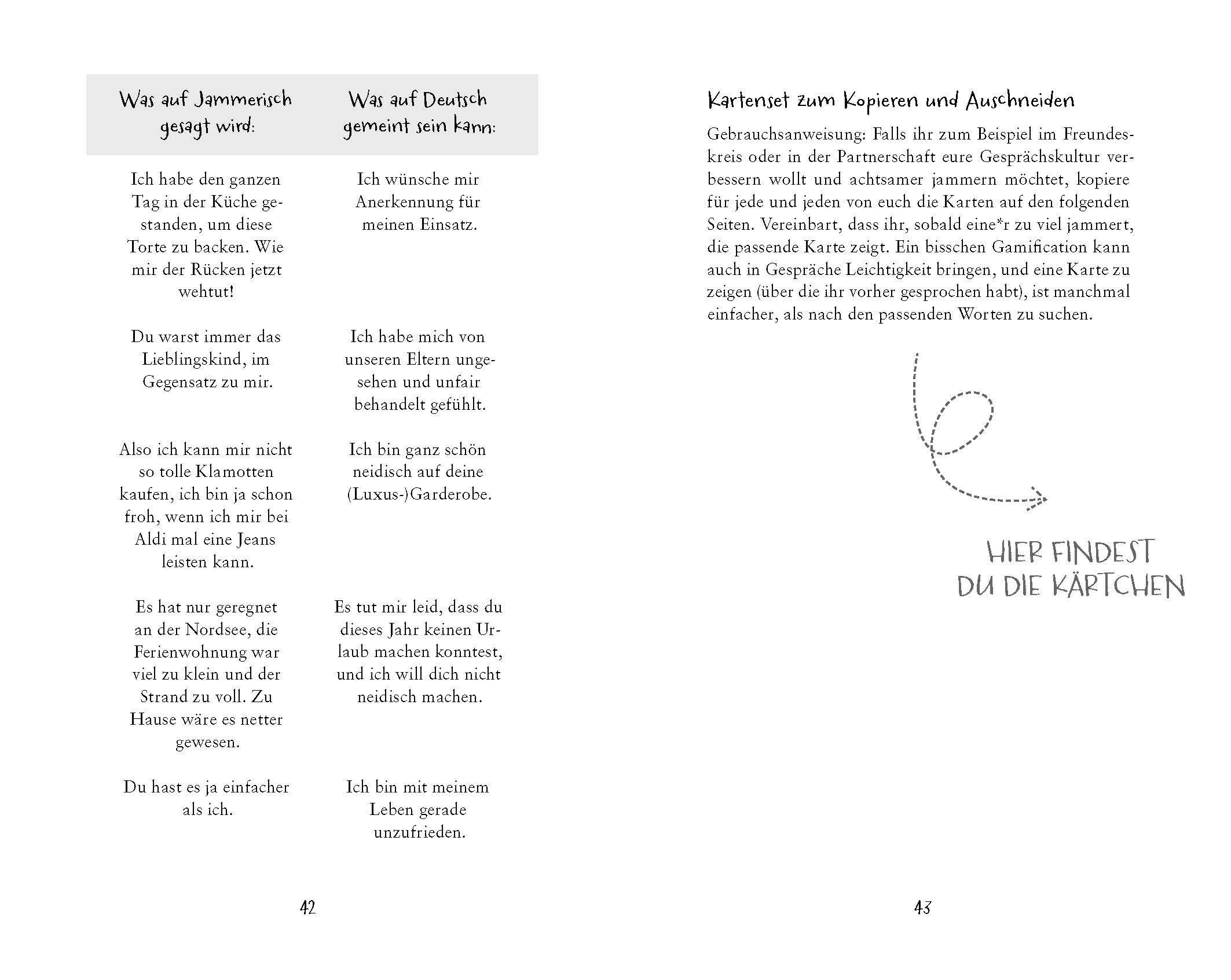 Beispielinhalt (Bild) Achtsam jammern