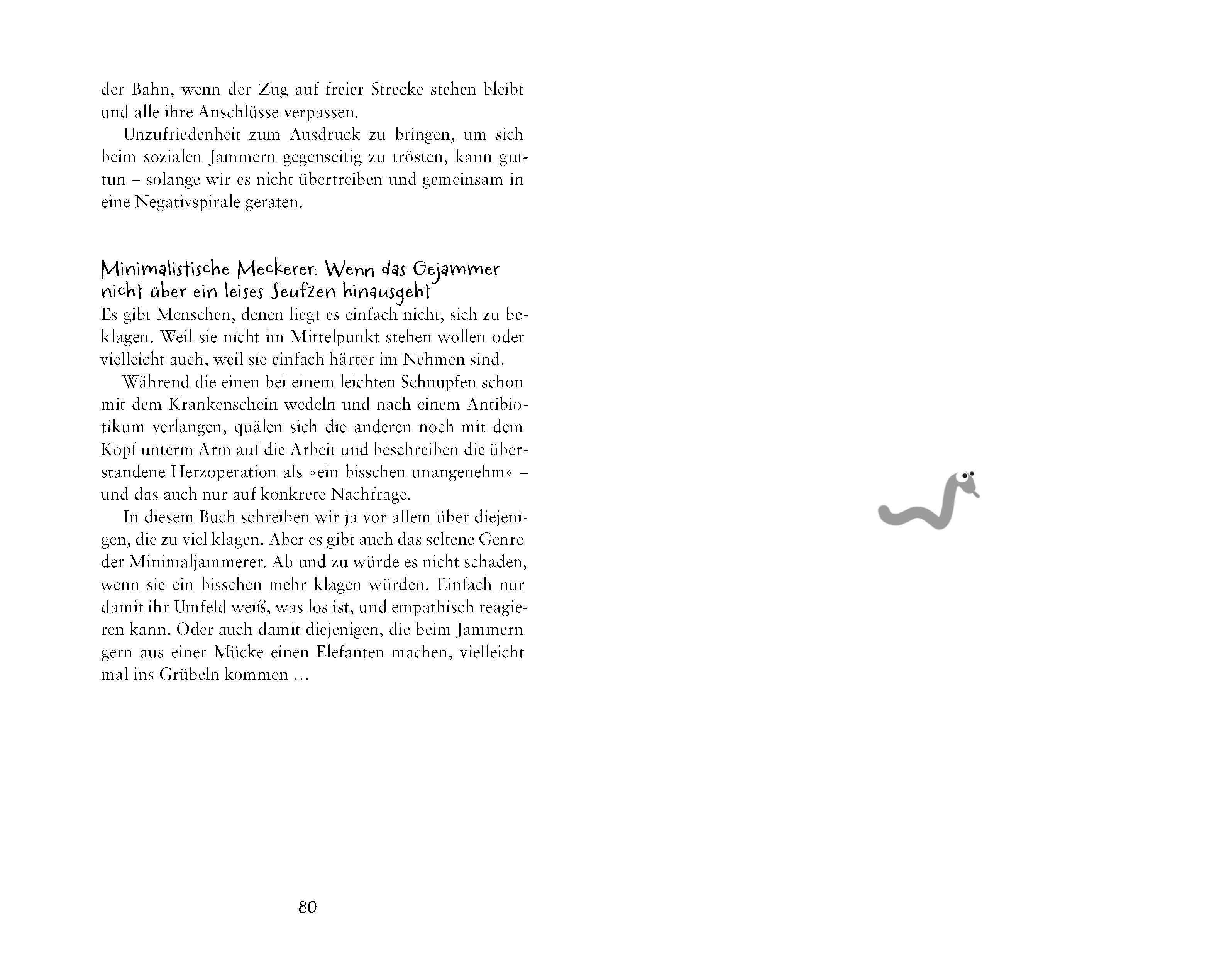 Beispielinhalt (Bild) Achtsam jammern