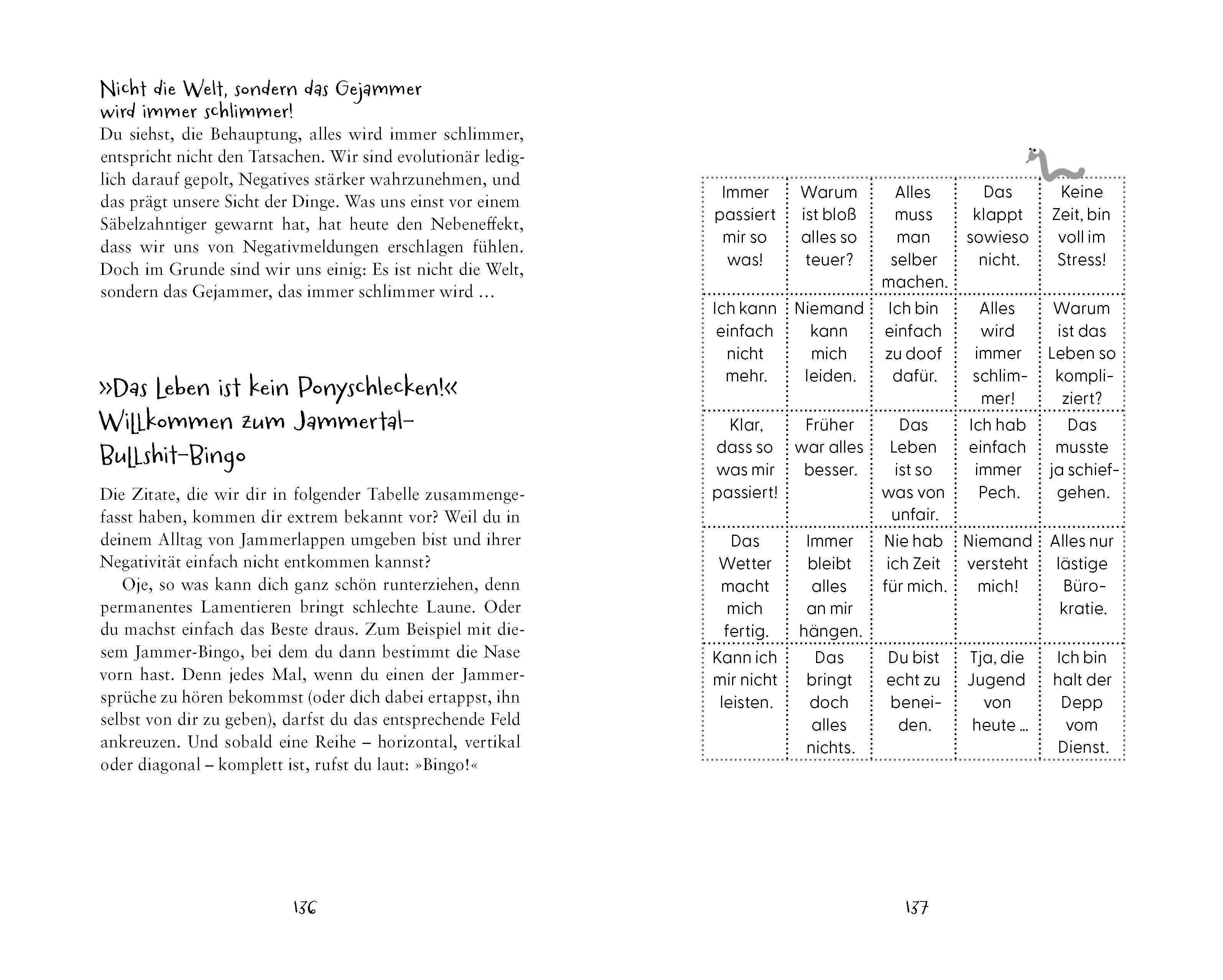 Beispielinhalt (Bild) Achtsam jammern