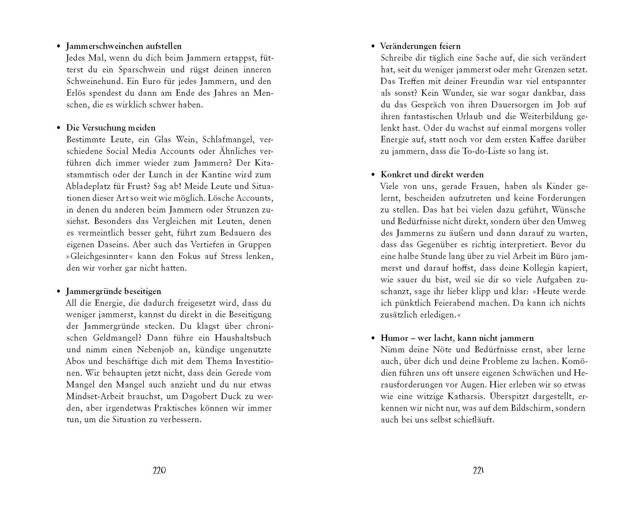 Beispielinhalt (Bild) Achtsam jammern