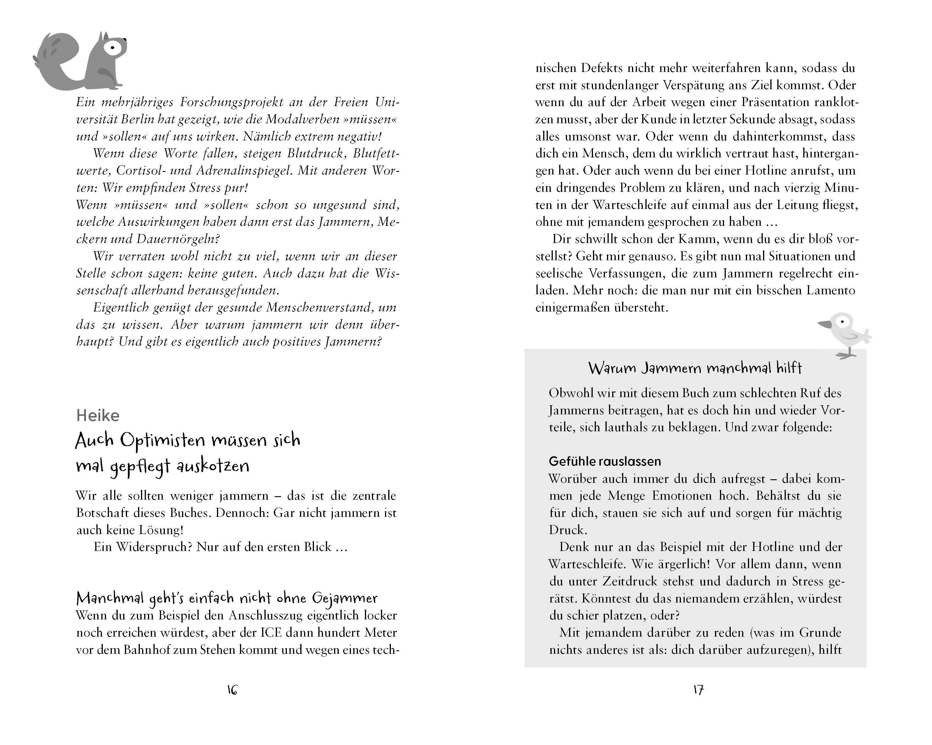 Beispielinhalt (Bild) Achtsam jammern