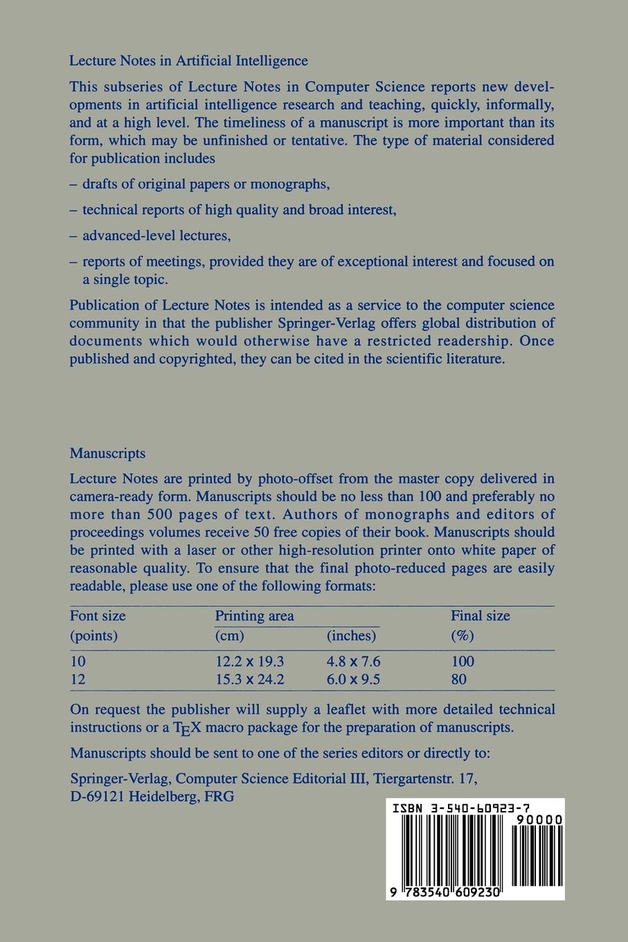 Rückseitencover Adaptation and Learning in Multi-Agent Systems