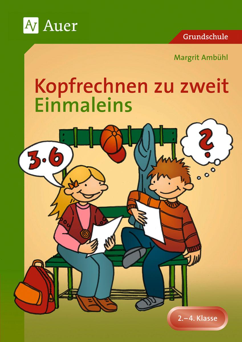 Vorderes Coverbild Kopfrechnen zu zweit. 2. - 4. Klasse
