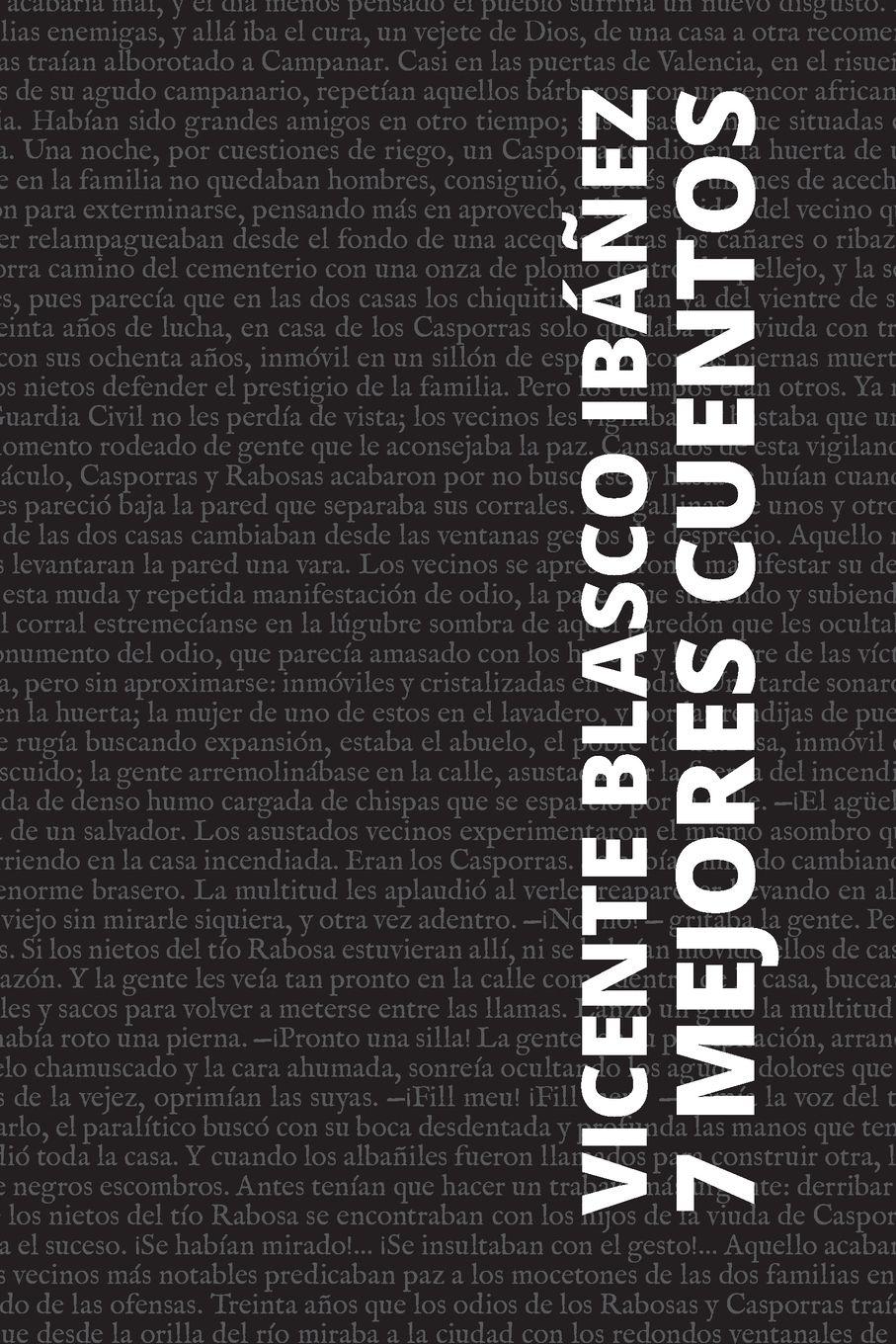 Vorderes Coverbild 7 mejores cuentos - Vicente Blasco Ibáñez