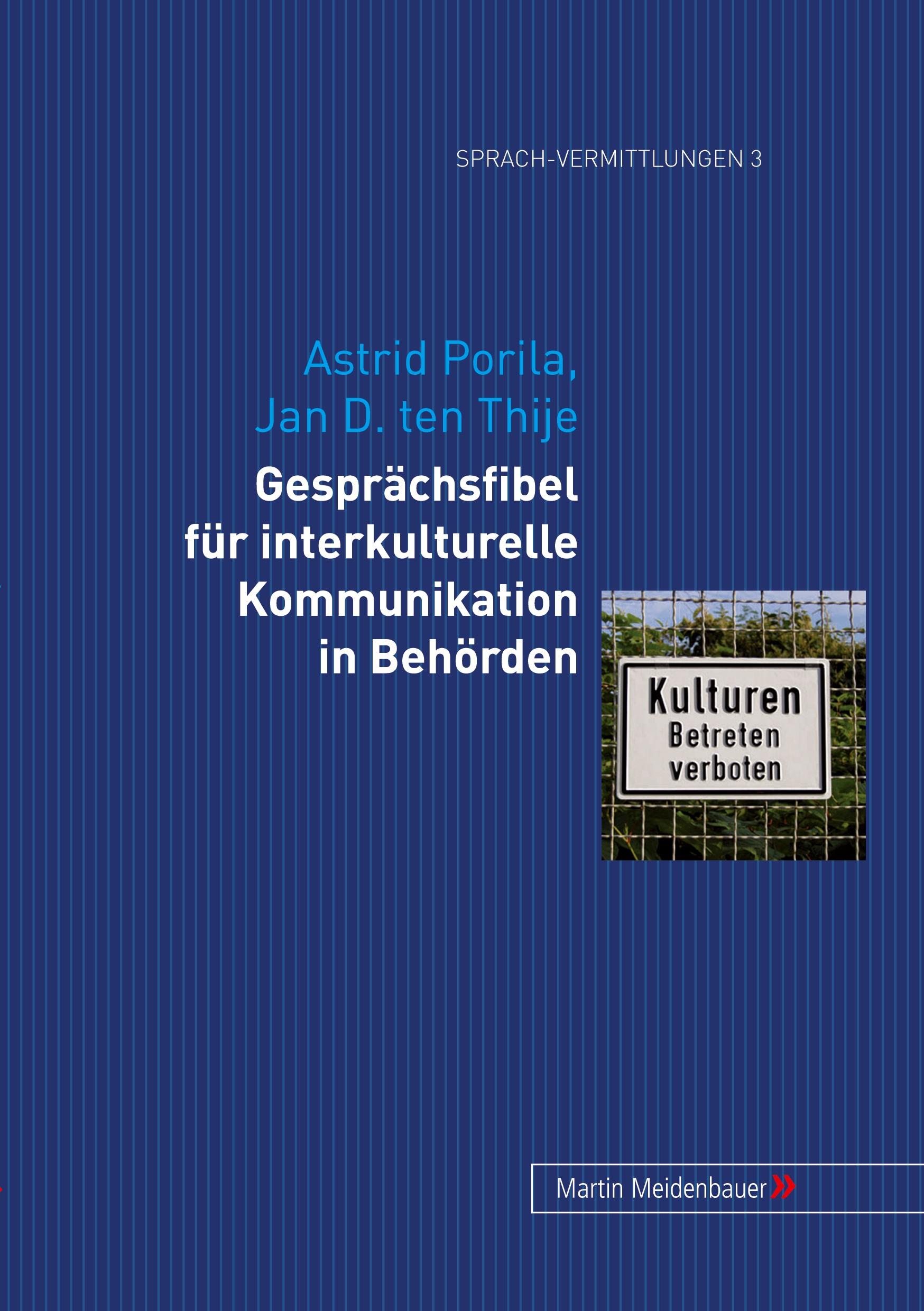 Vorderes Coverbild Gesprächsfibel für interkulturelle Kommunikation in Behörden