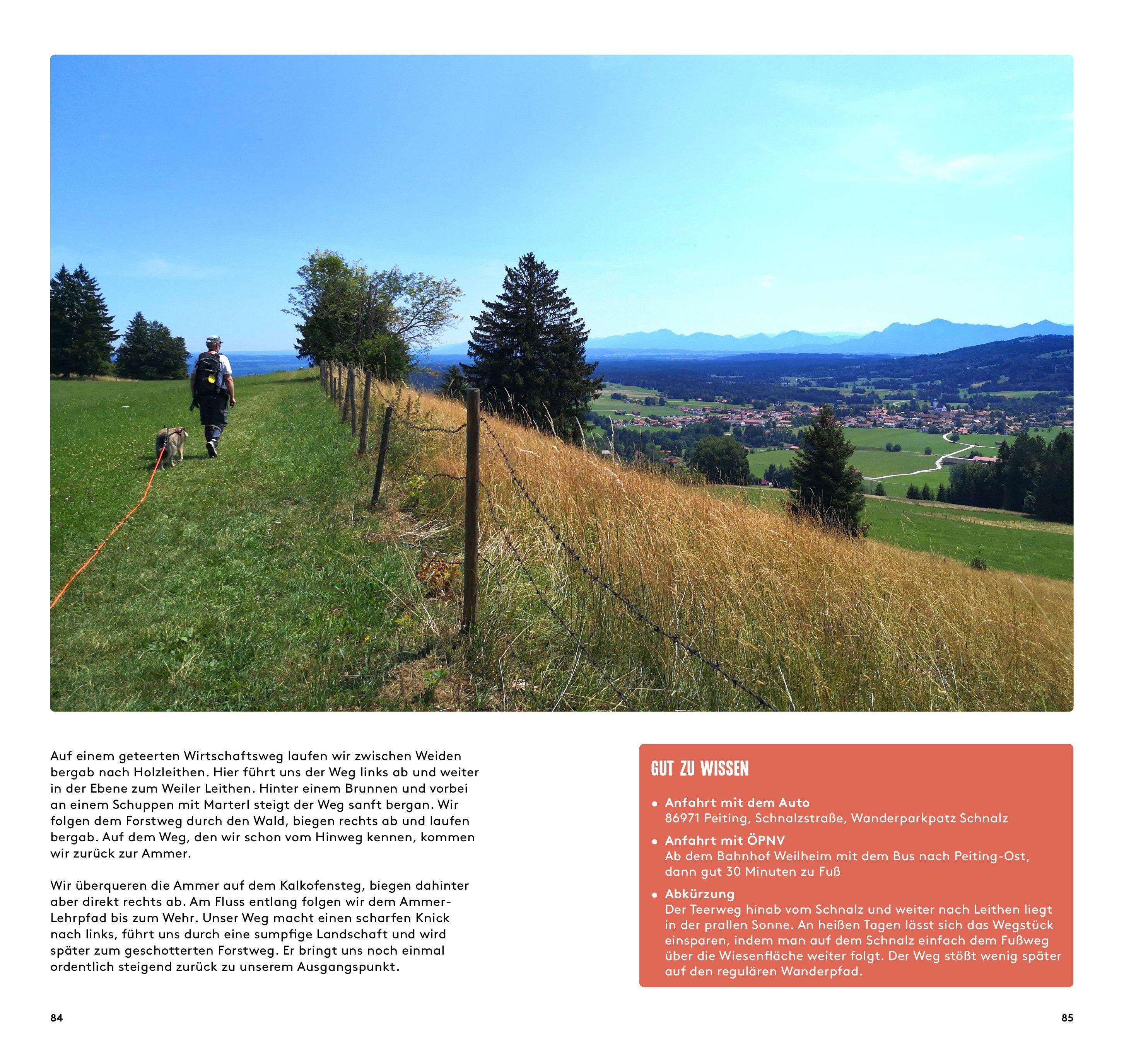 Beispielinhalt (Bild) Hundewandern Südbayern