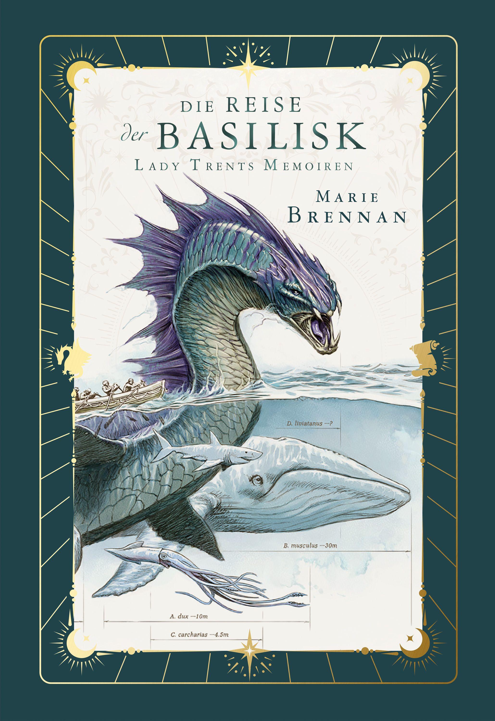 Vorderes Coverbild Lady Trents Memoiren 3: Die Reise der Basilisk | mit gestaltetem Farbschnitt