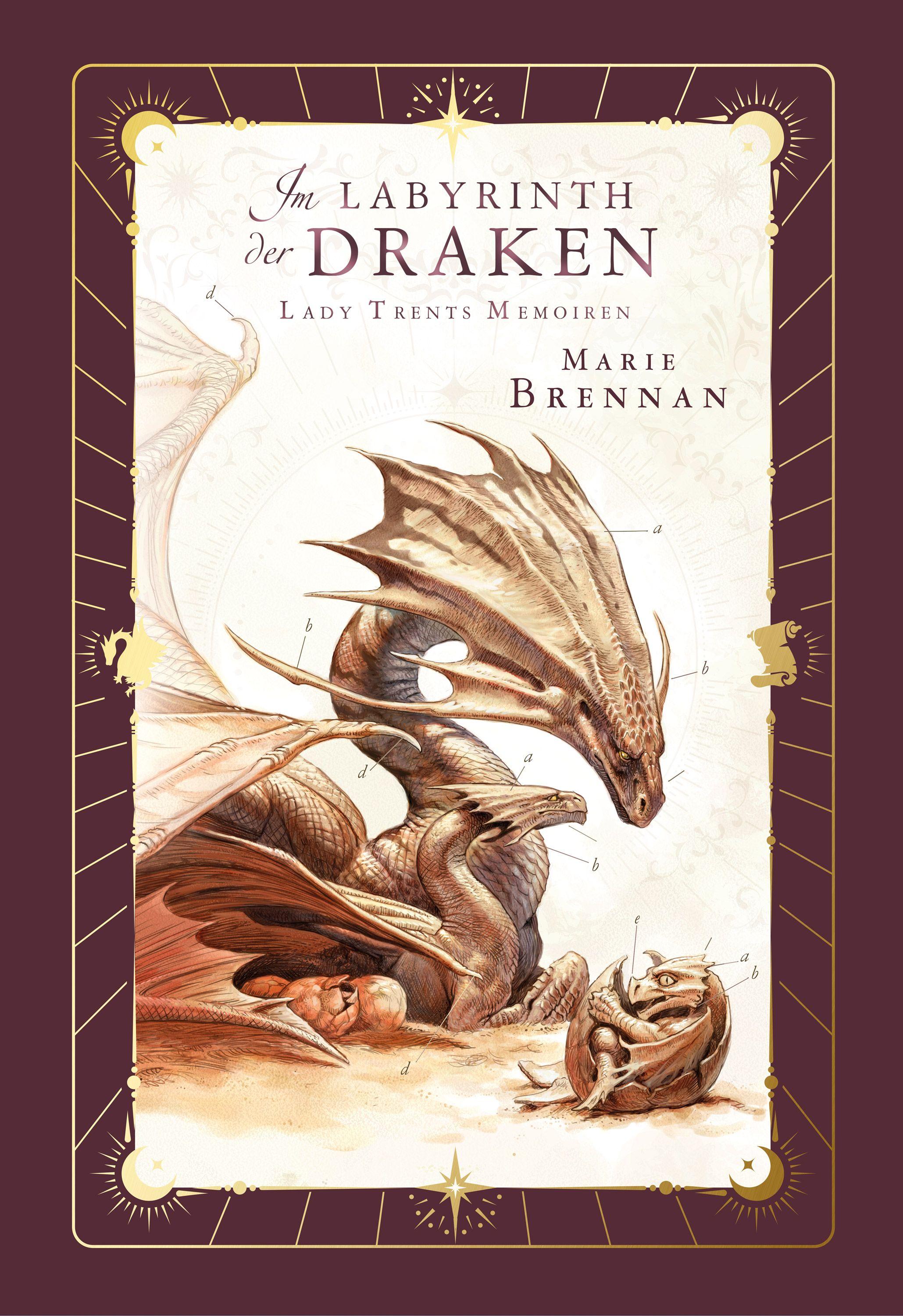 Vorderes Coverbild Lady Trents Memoiren 4: Im Labyrinth der Draken | mit gestaltetem Farbschnitt