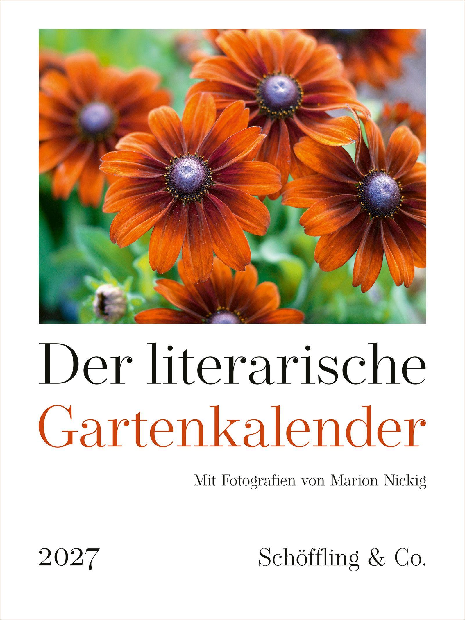 Vorderes Coverbild Der literarische Gartenkalender 2027