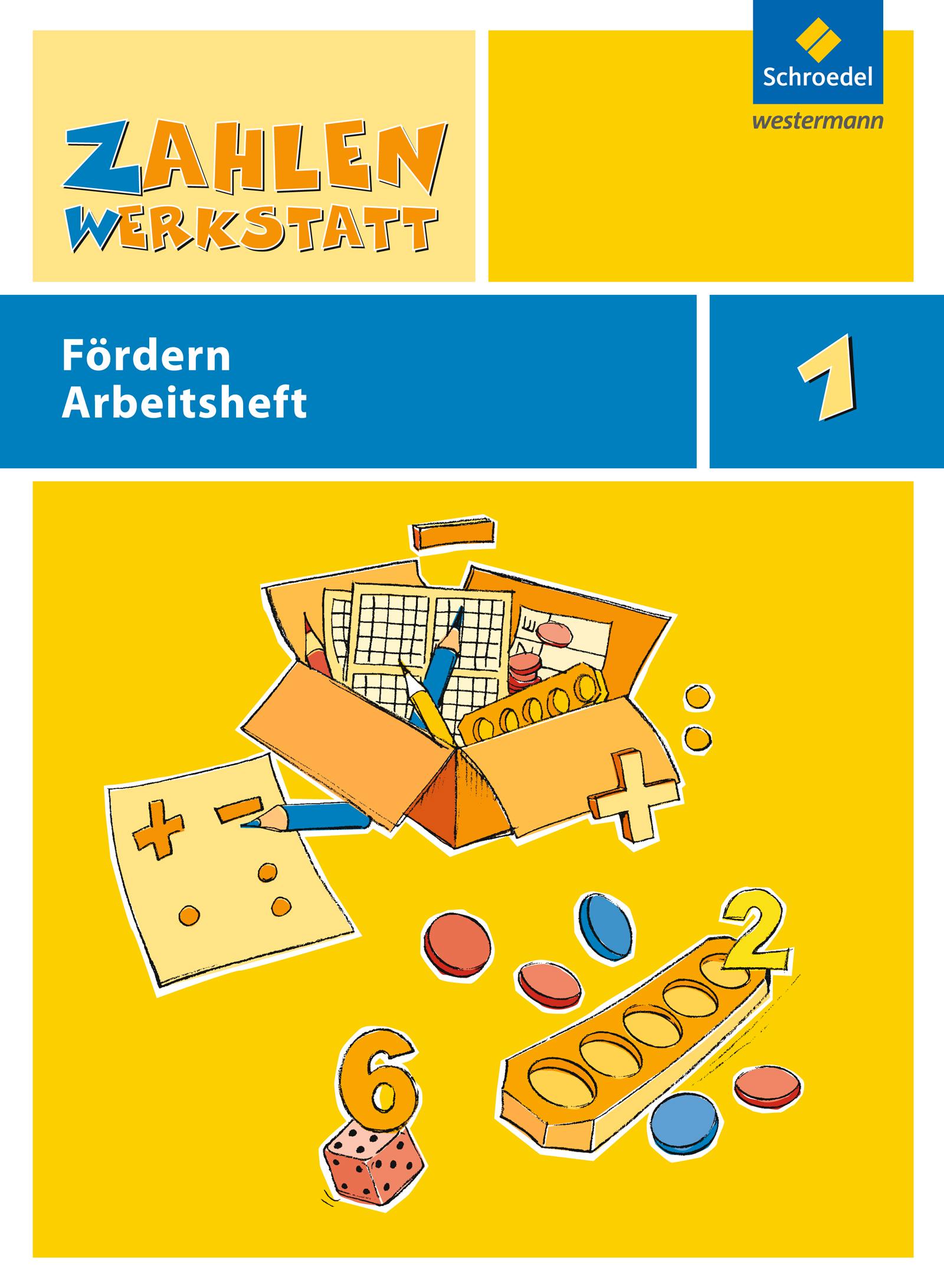 Vorderes Coverbild Zahlenwerkstatt 1. Arbeitsheft Fördern