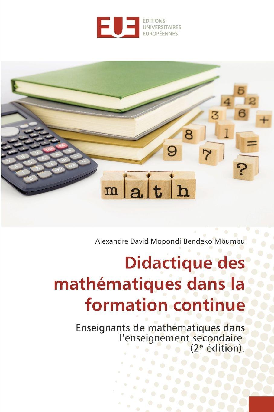 Vorderes Coverbild Didactique des mathématiques dans la formation continue