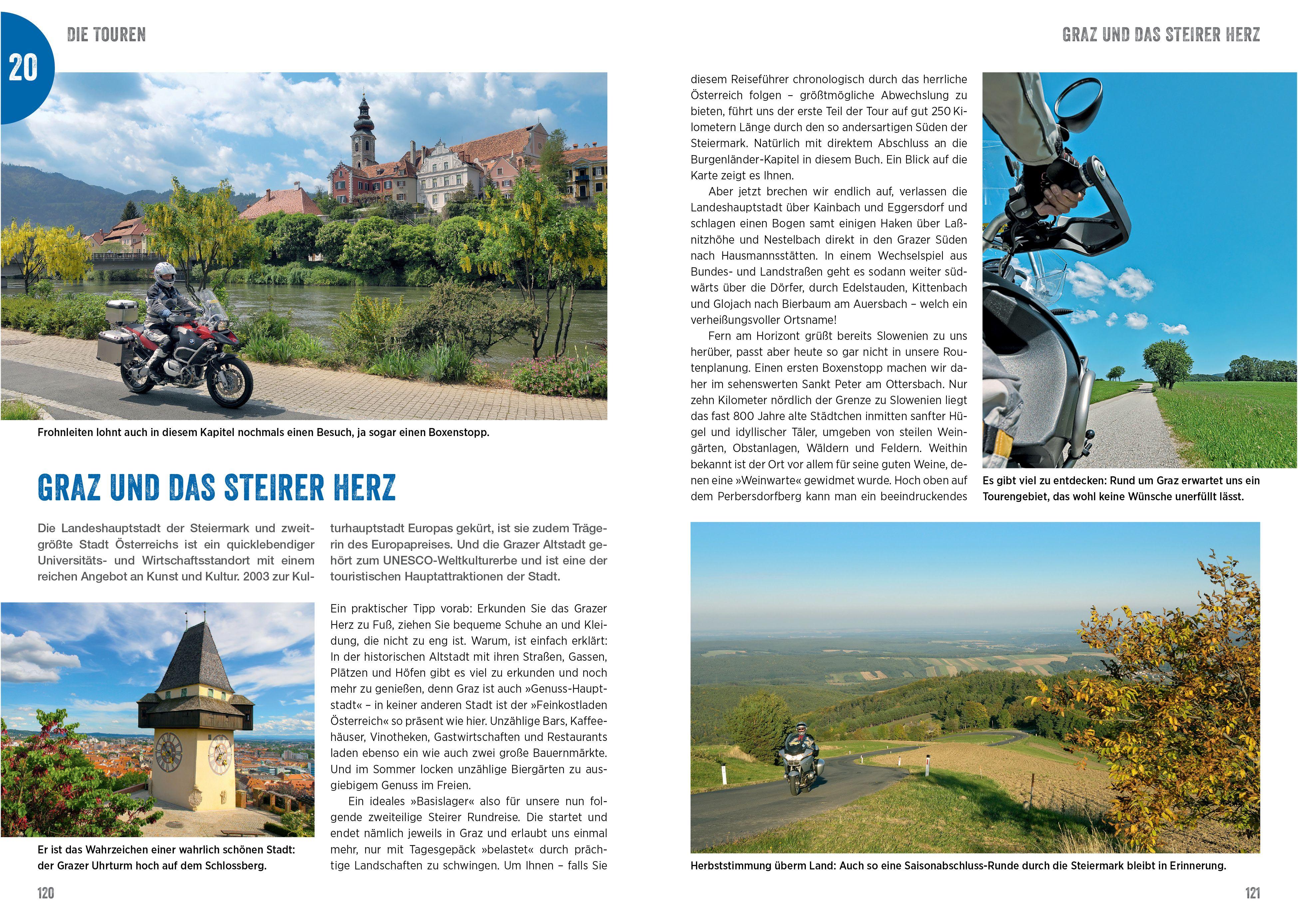 Beispielinhalt (Bild) Die schönsten Motorradtouren Österreich