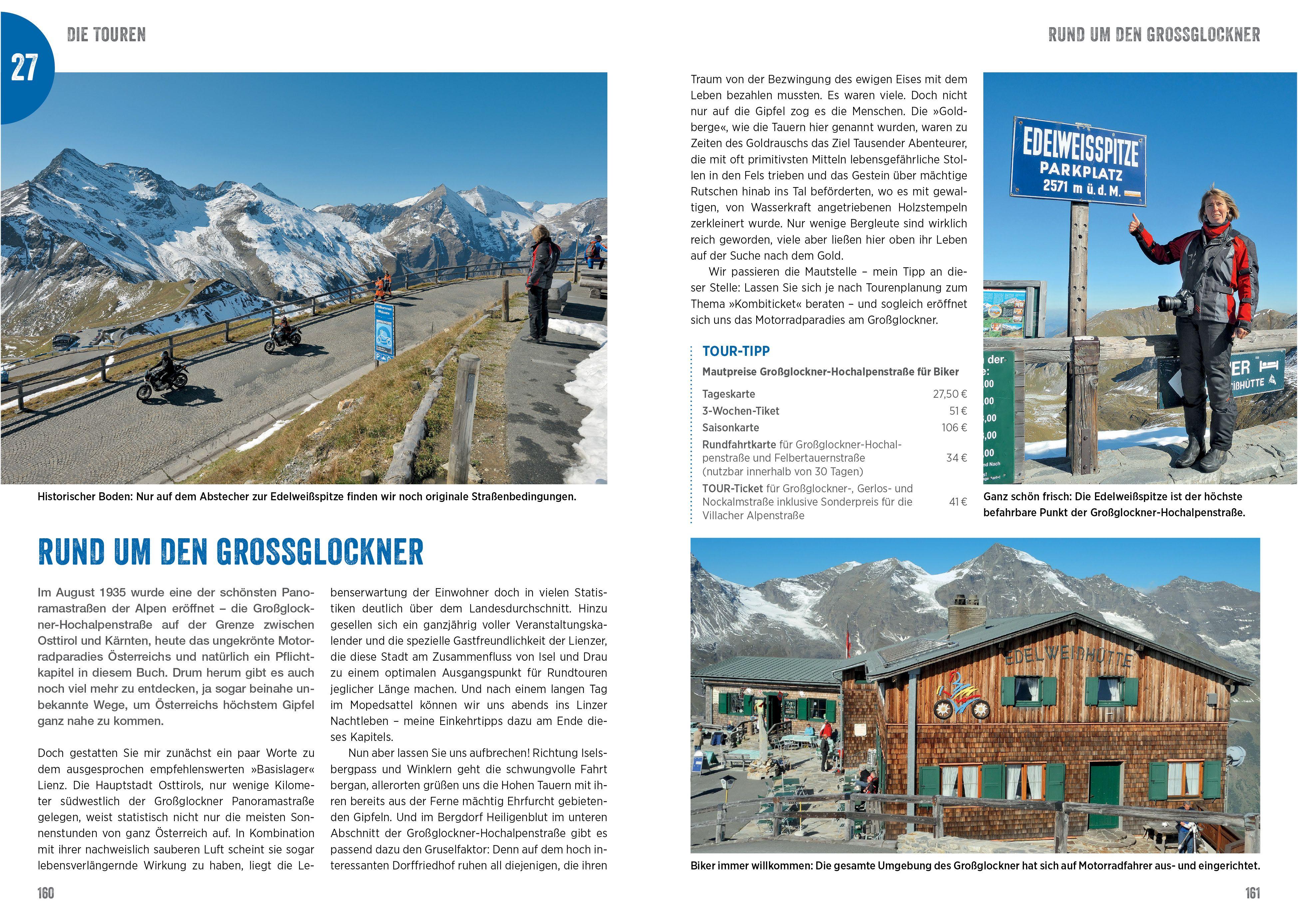 Beispielinhalt (Bild) Die schönsten Motorradtouren Österreich