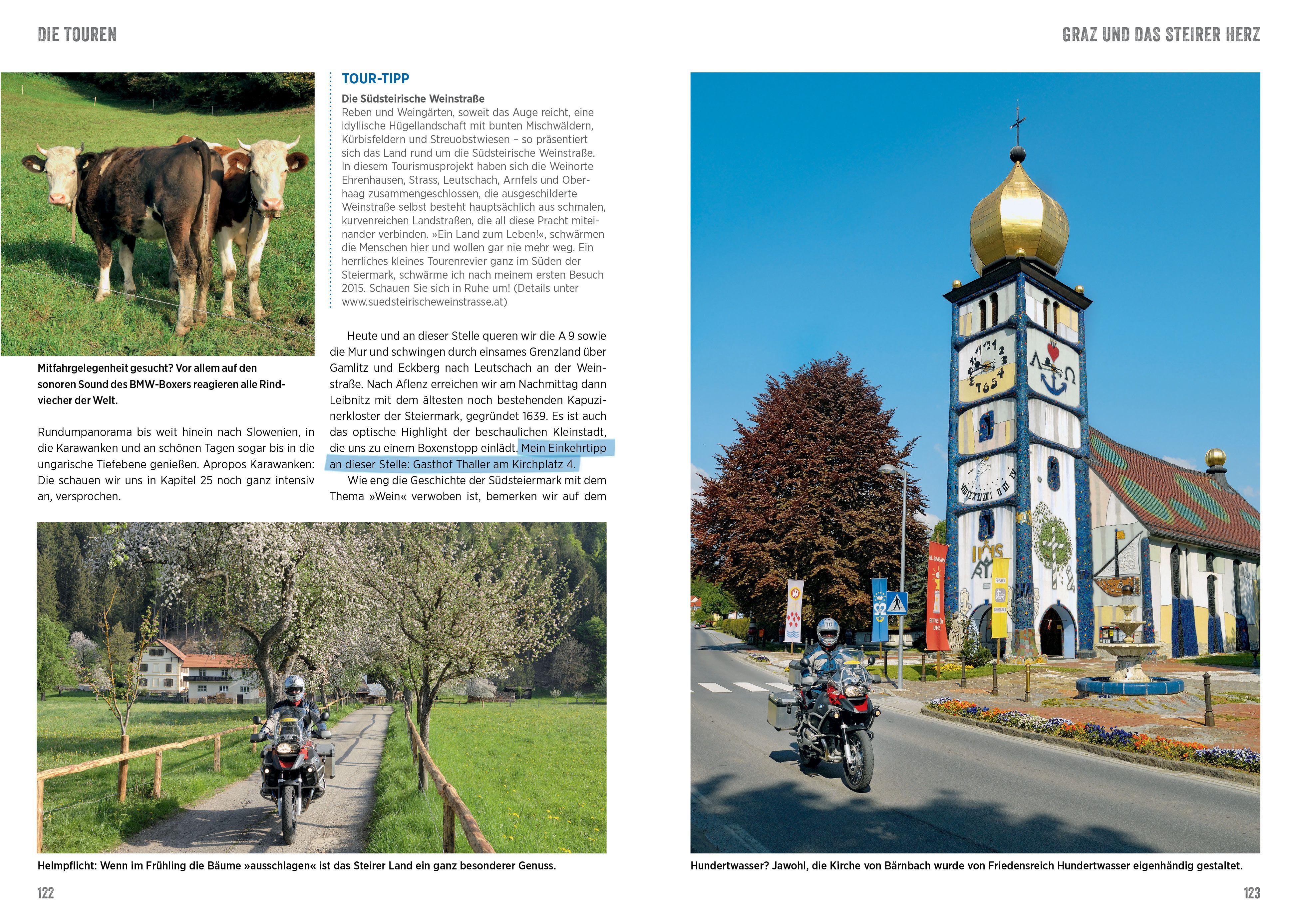 Beispielinhalt (Bild) Die schönsten Motorradtouren Österreich