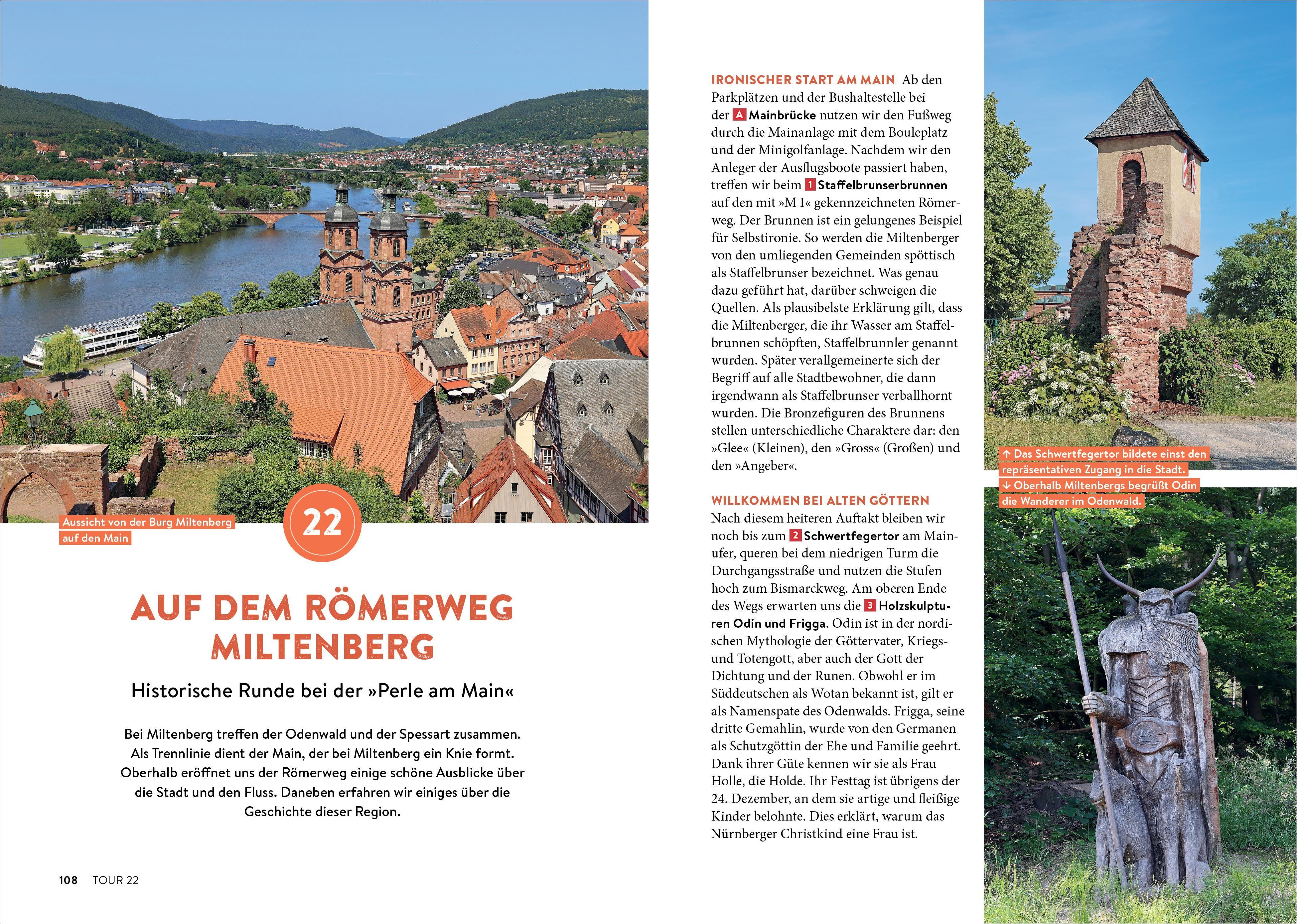 Beispielinhalt (Bild) Vergessene Pfade Odenwald und Spessart