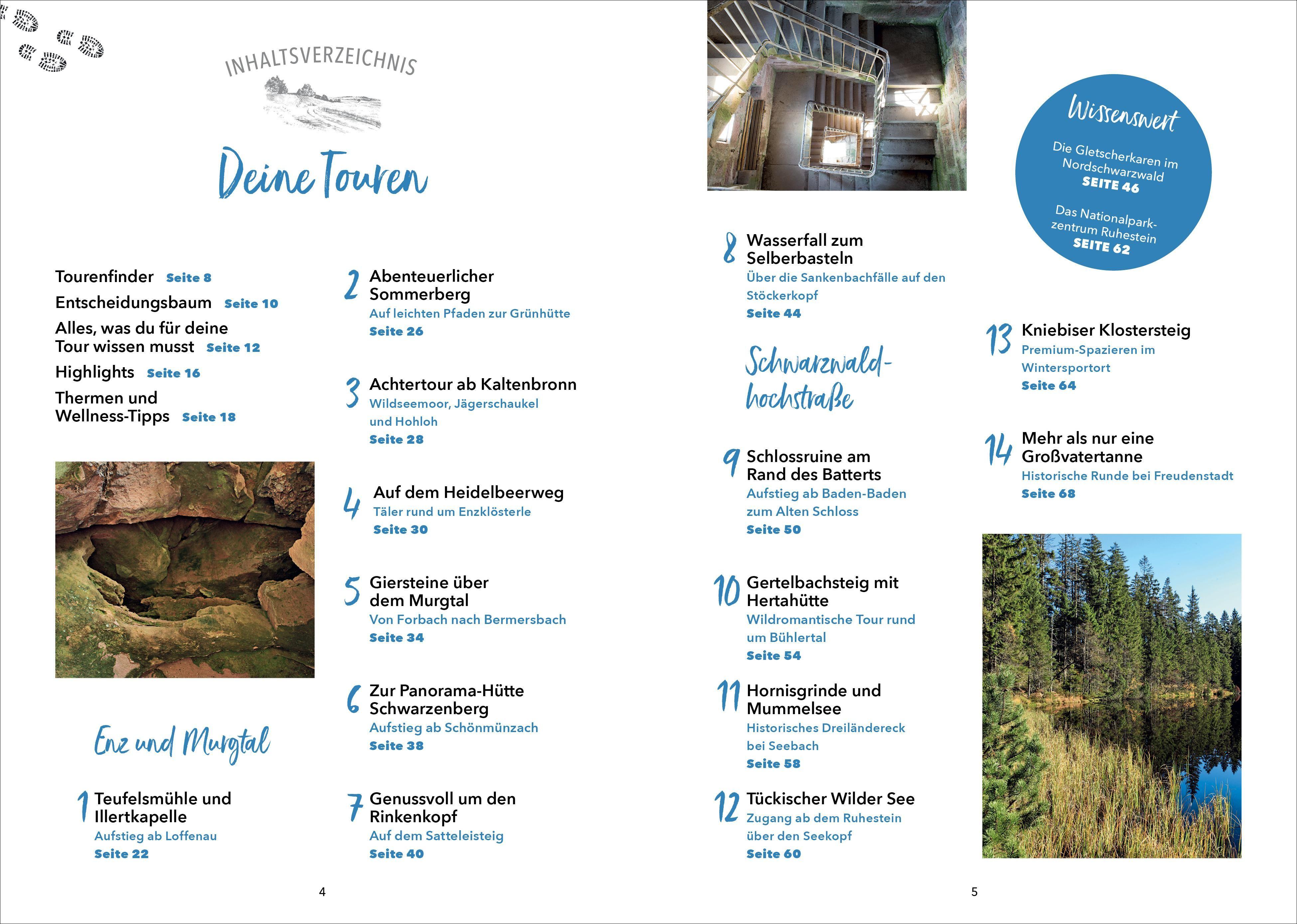 Beispielinhalt (Bild) Wandern für Kurzentschlossene Schwarzwald Nord