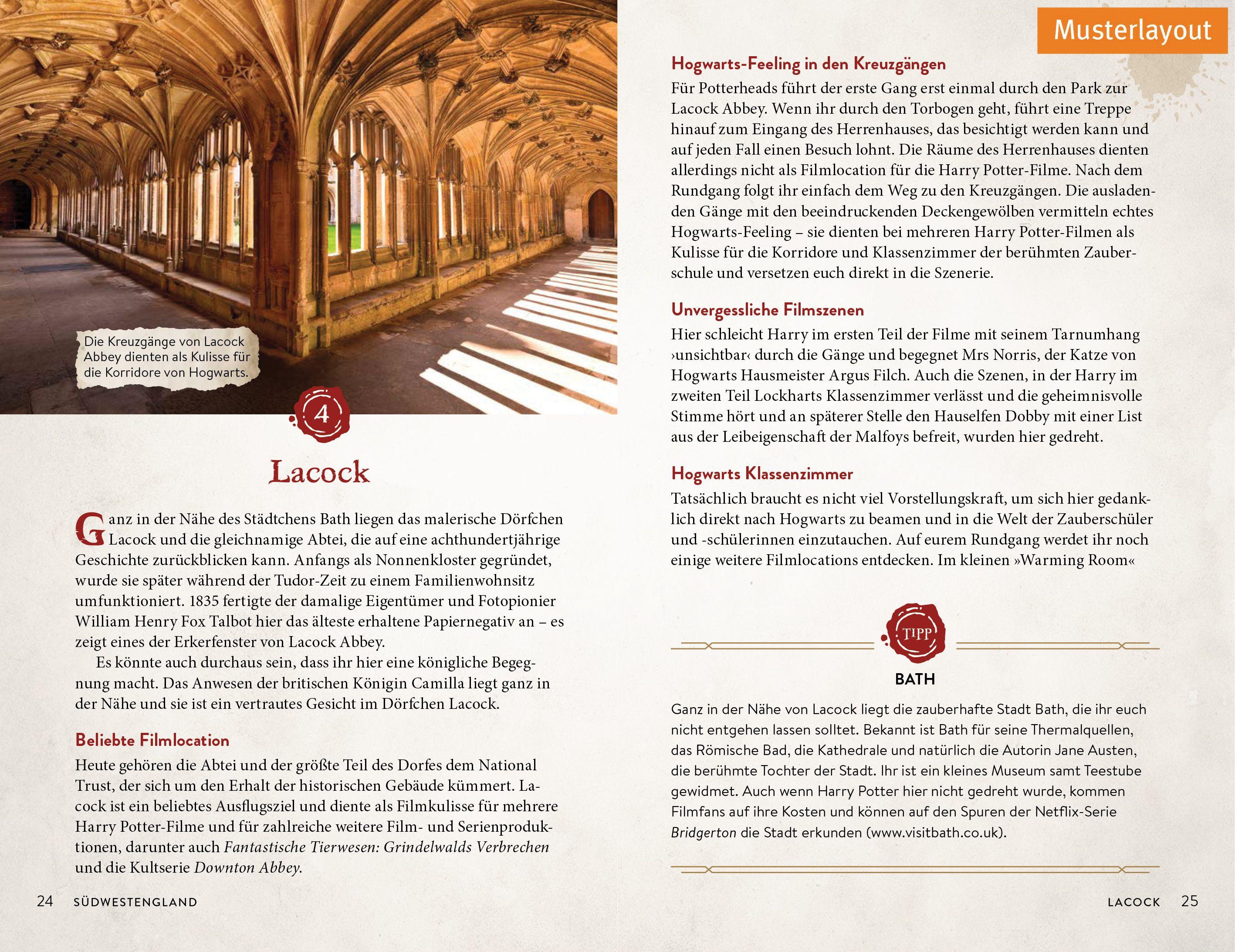 Beispielinhalt (Bild) Der inoffizielle Game of Thrones Reiseführer