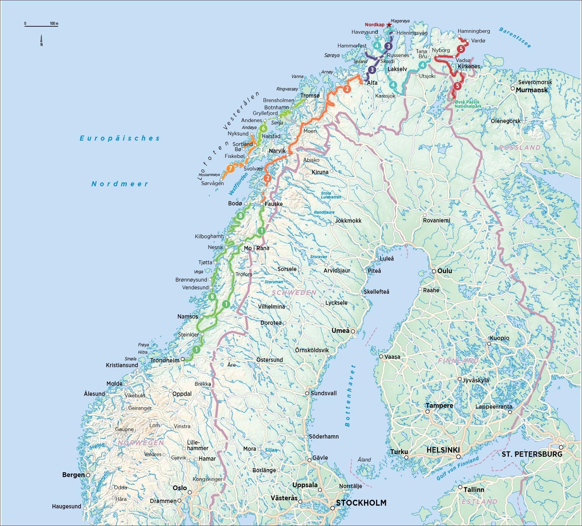 Beispielinhalt (Bild) Nordnorwegen mit dem Wohnmobil