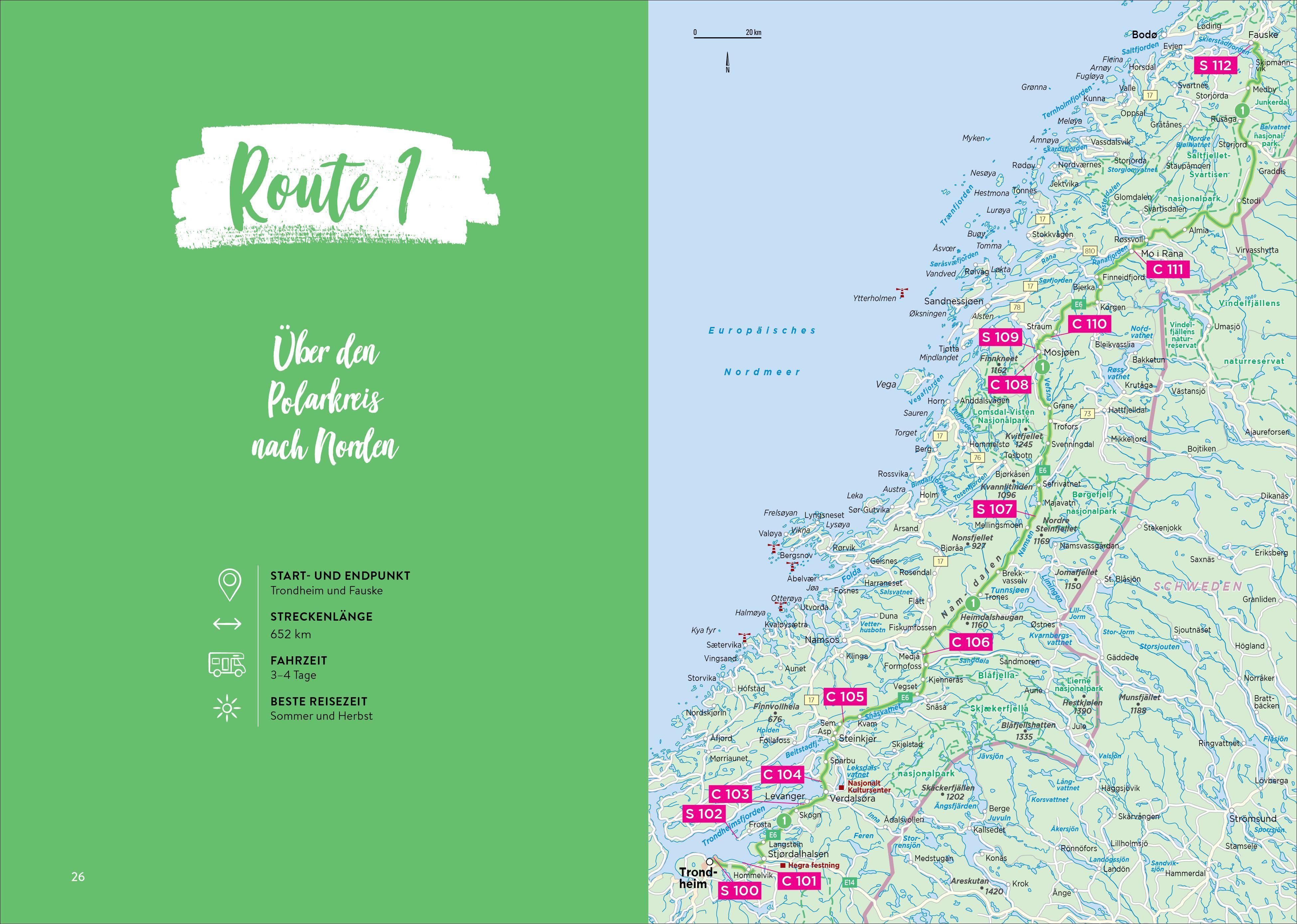 Beispielinhalt (Bild) Nordnorwegen mit dem Wohnmobil