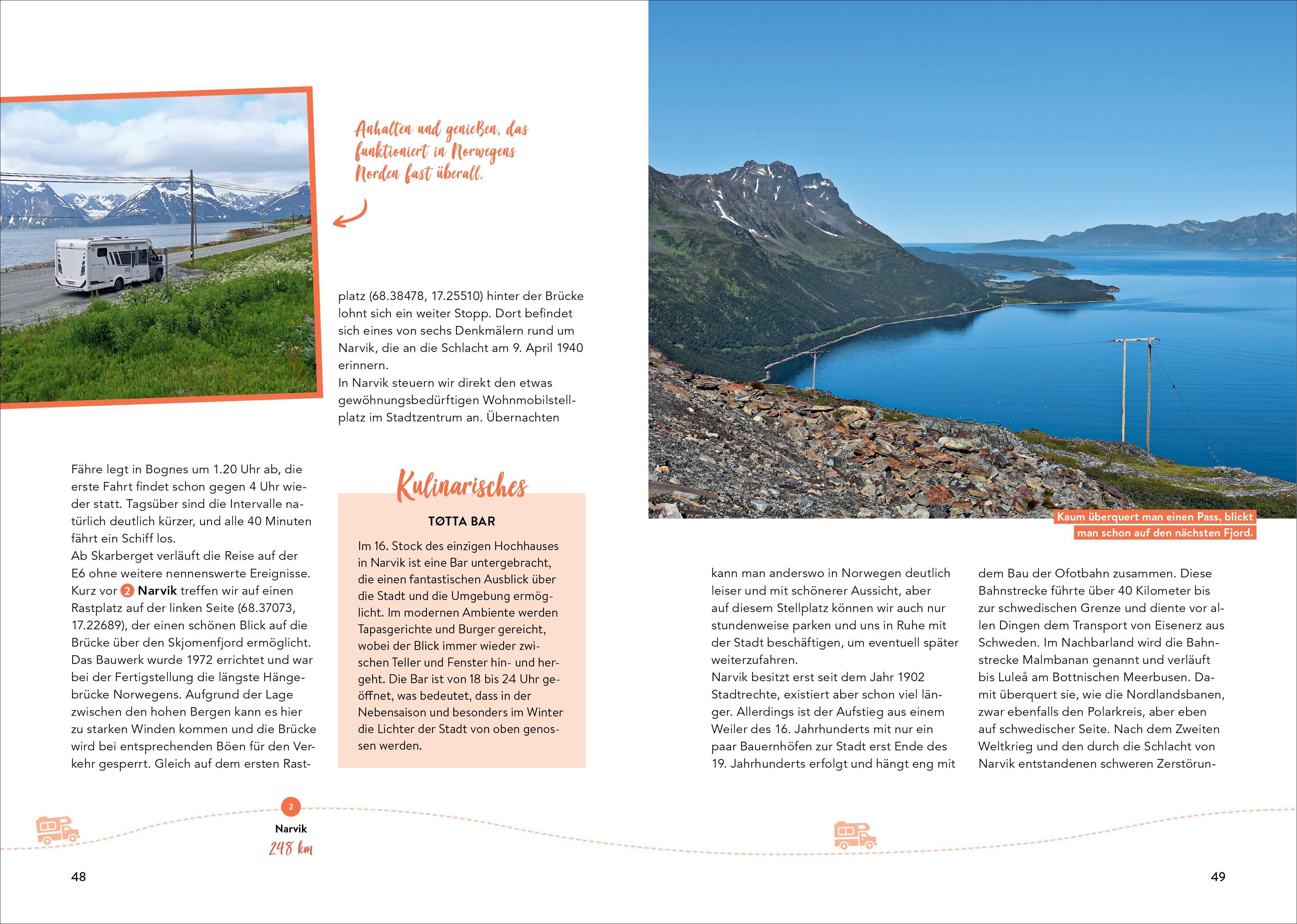 Beispielinhalt (Bild) Nordnorwegen mit dem Wohnmobil