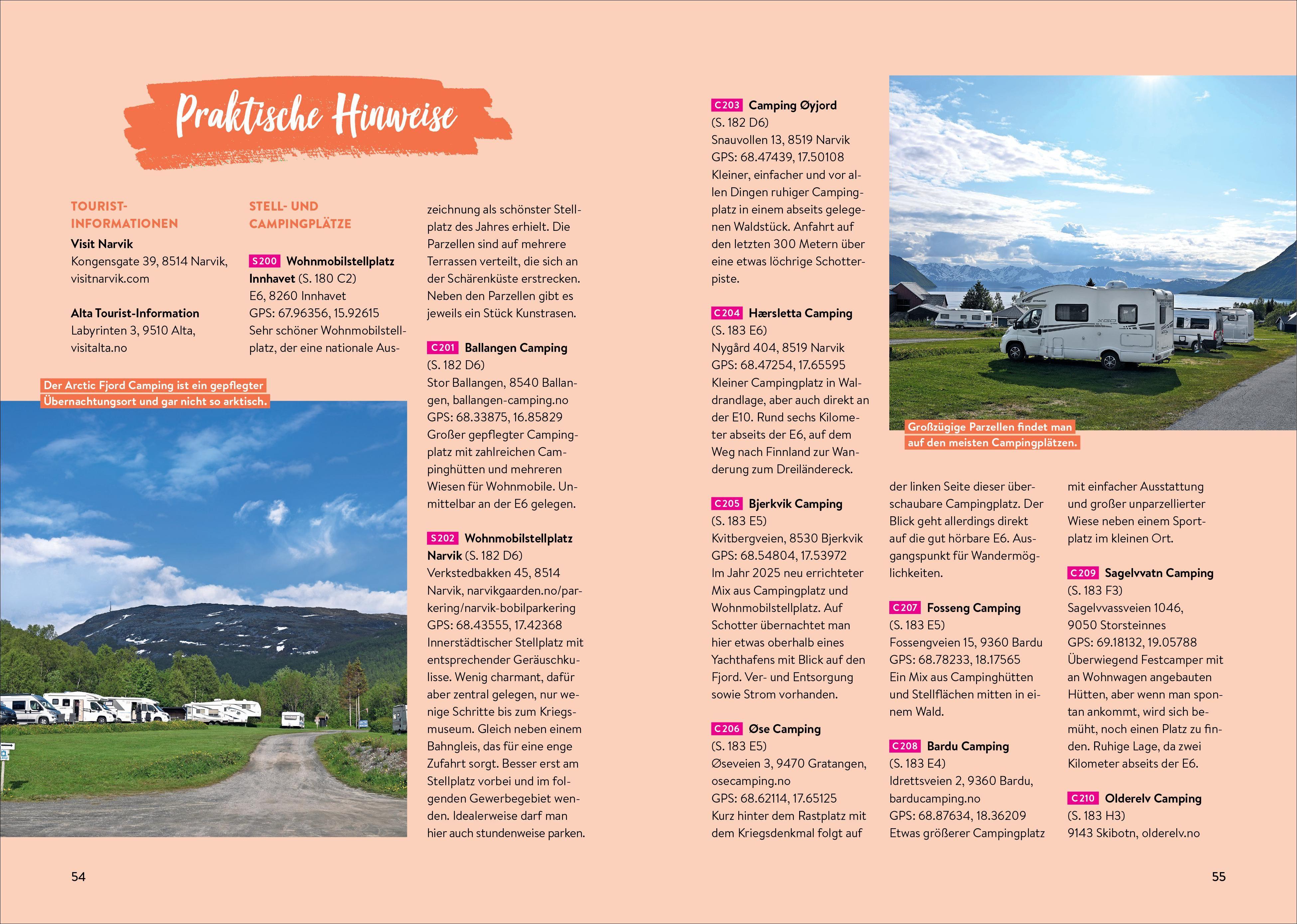 Beispielinhalt (Bild) Nordnorwegen mit dem Wohnmobil