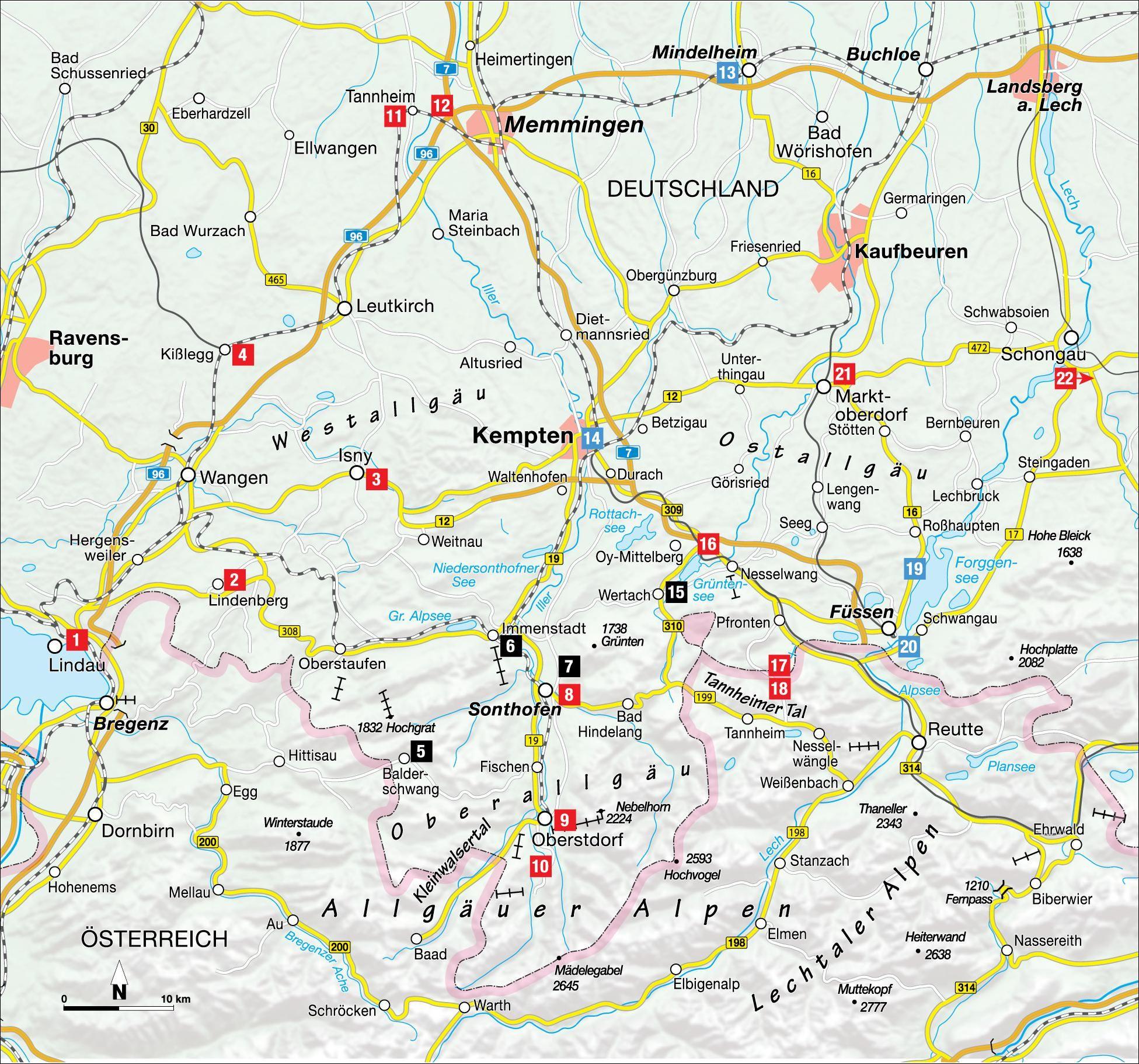 Beispielinhalt (Bild) E-Bike Touren  Allgäu