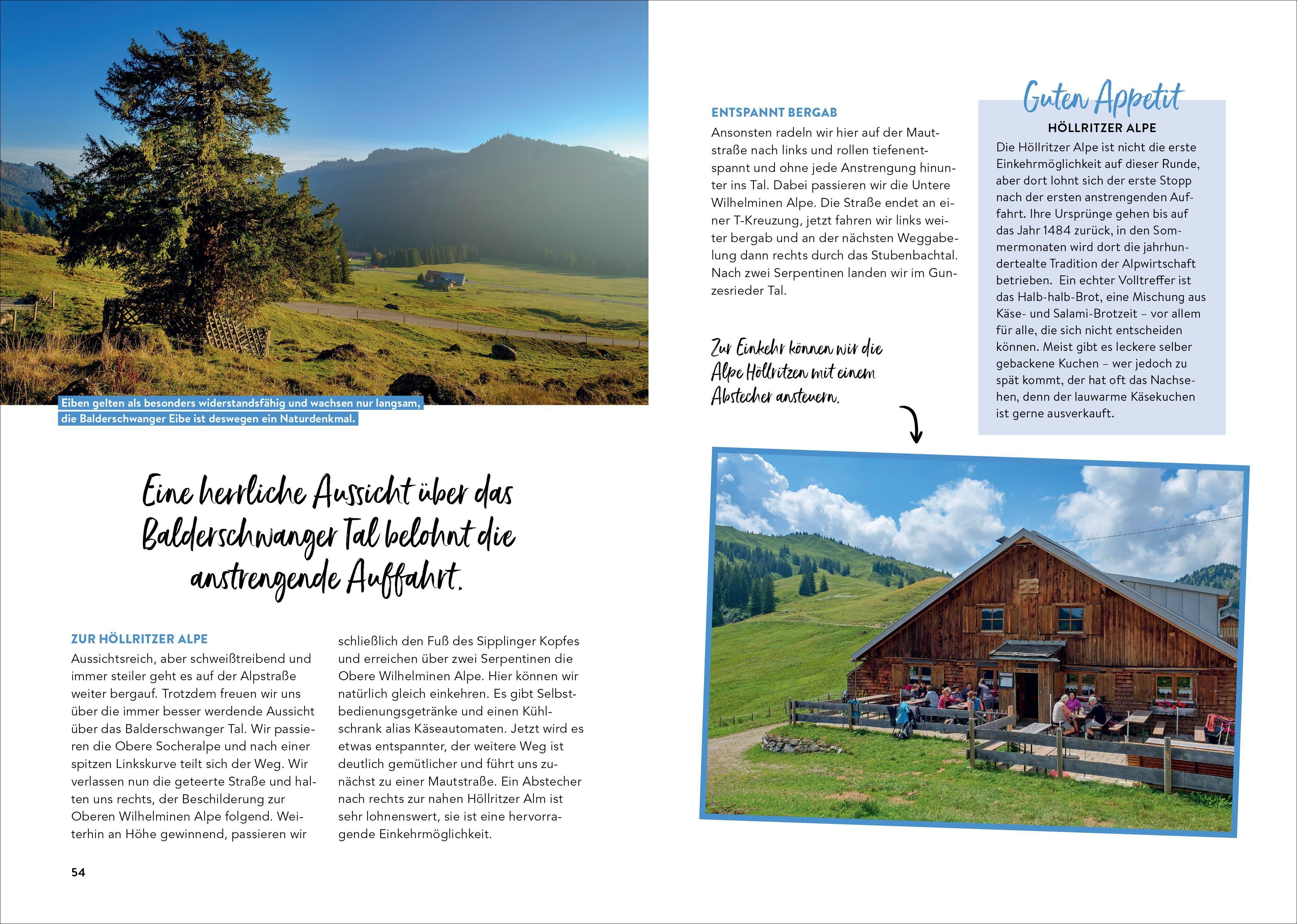 Beispielinhalt (Bild) E-Bike Touren  Allgäu