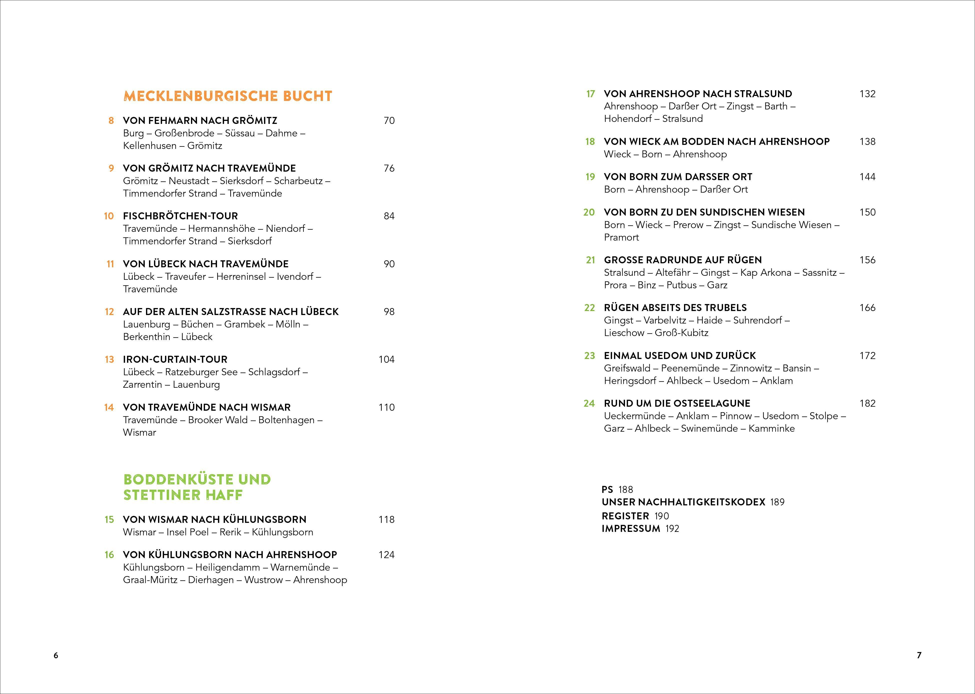 Beispielinhalt (Bild) E-Bike Touren Ostsee