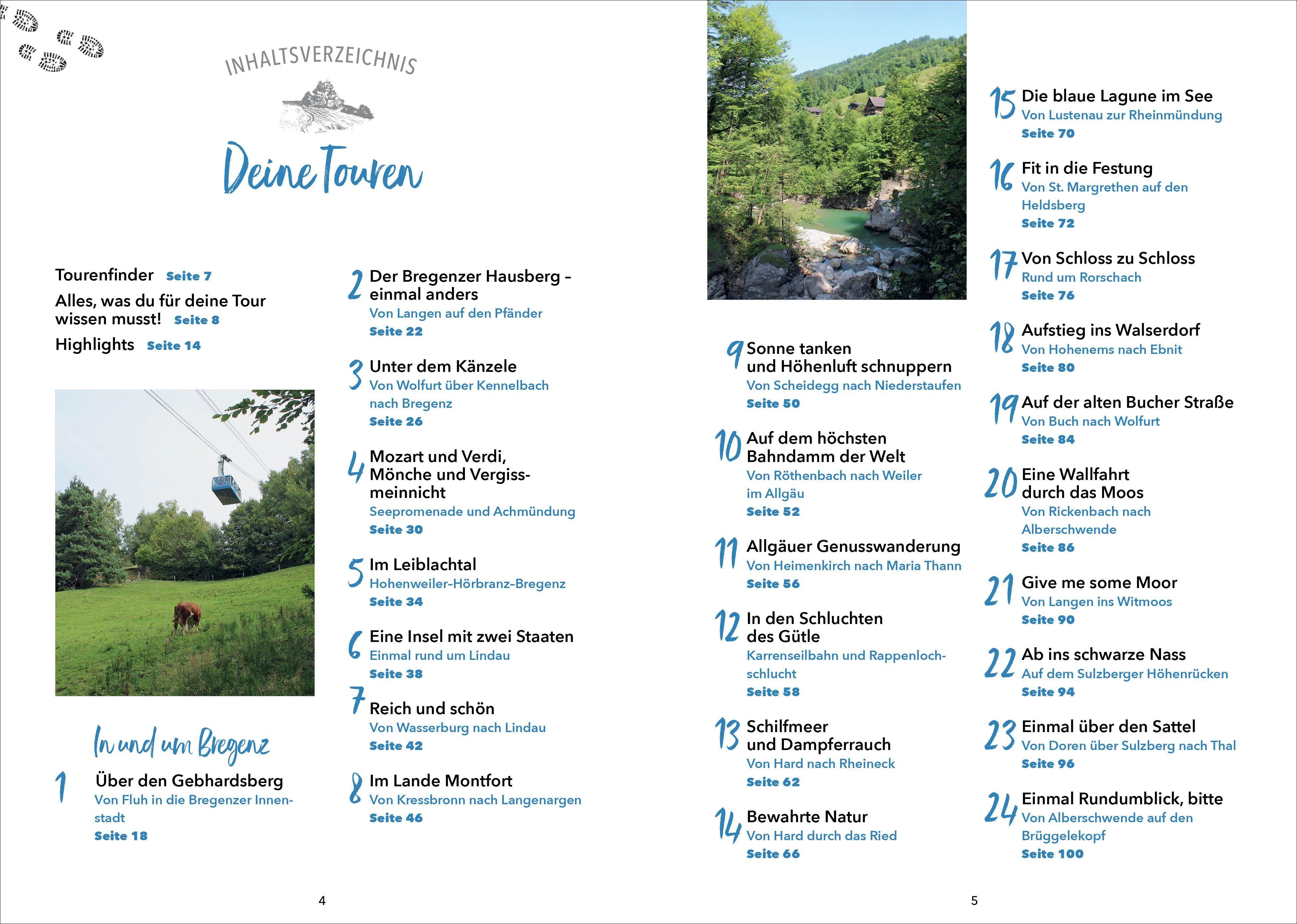 Beispielinhalt (Bild) Erlebnis-Wanderungen in und um Bregenz