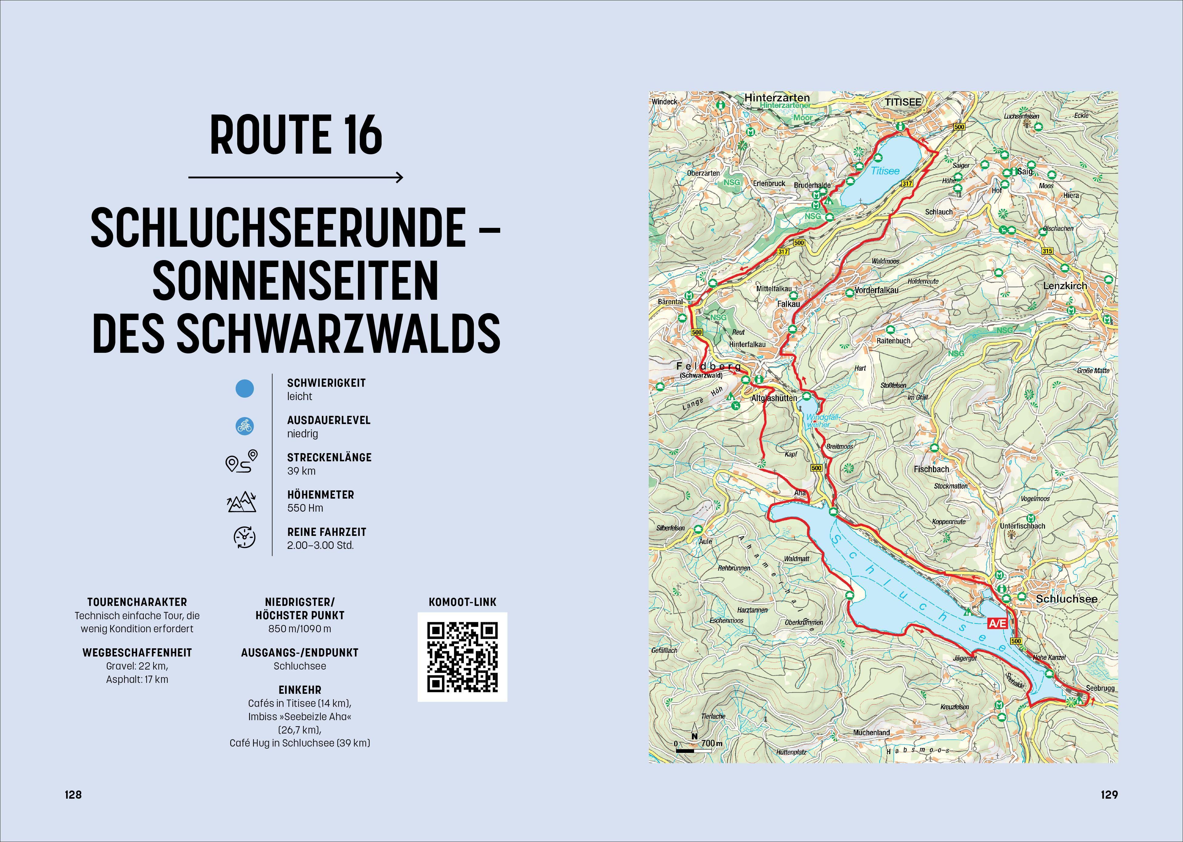 Beispielinhalt (Bild) Schwarzwald mit dem Gravelbike