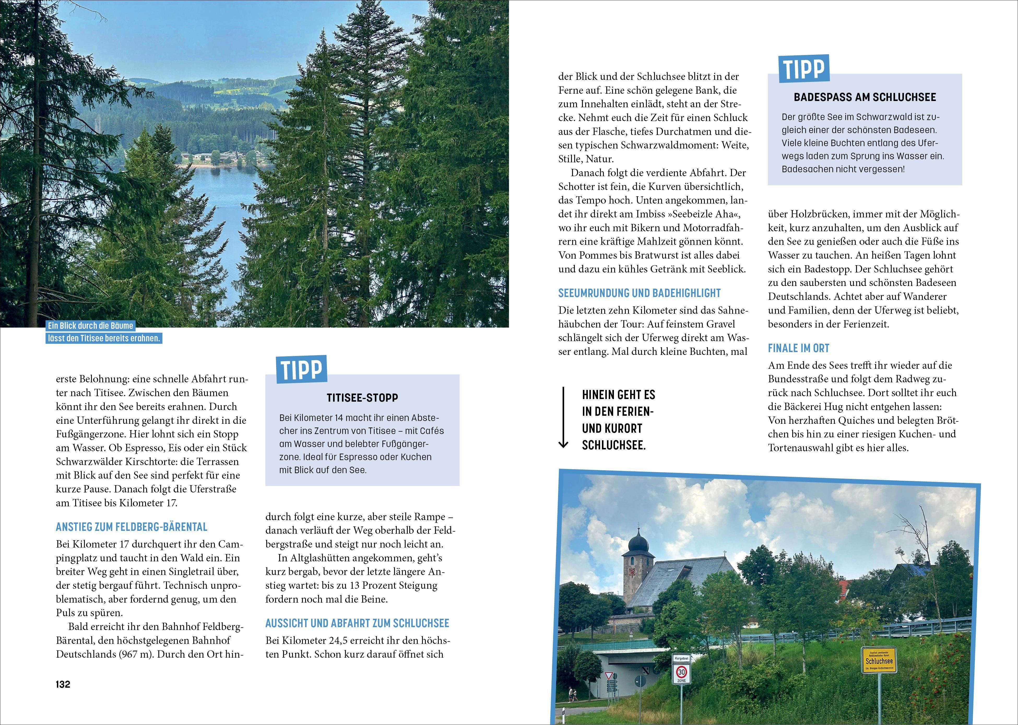 Beispielinhalt (Bild) Schwarzwald mit dem Gravelbike