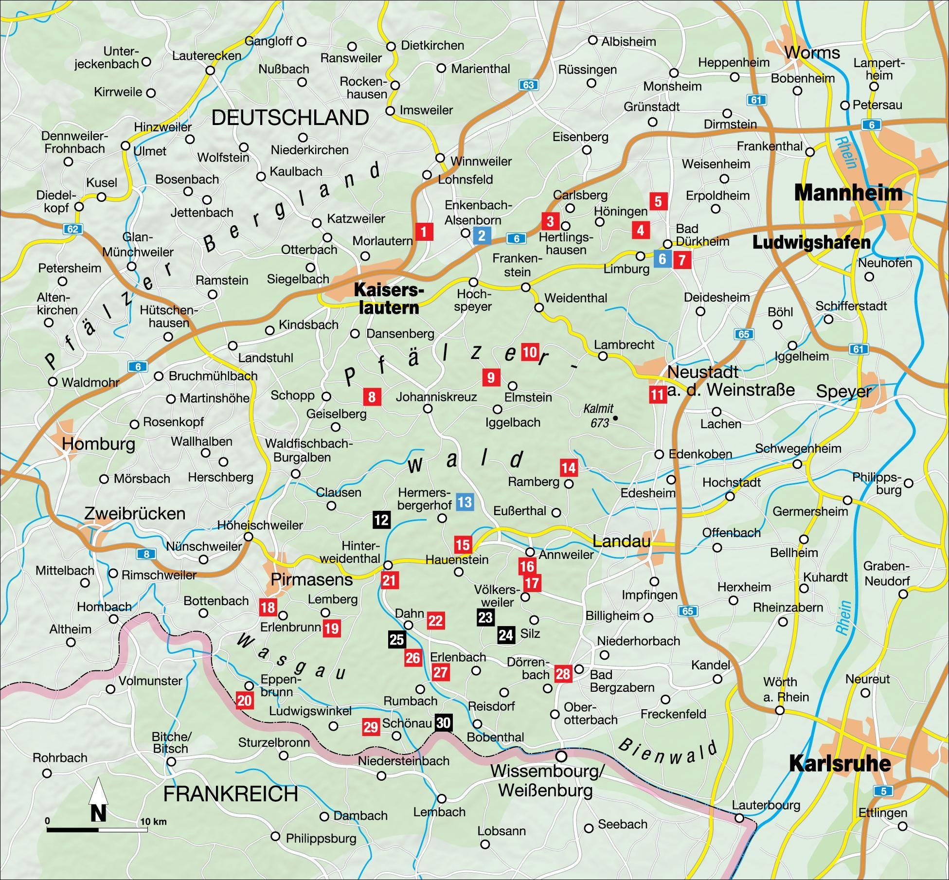 Beispielinhalt (Bild) Der Weg ist das Ziel Pfälzerwald