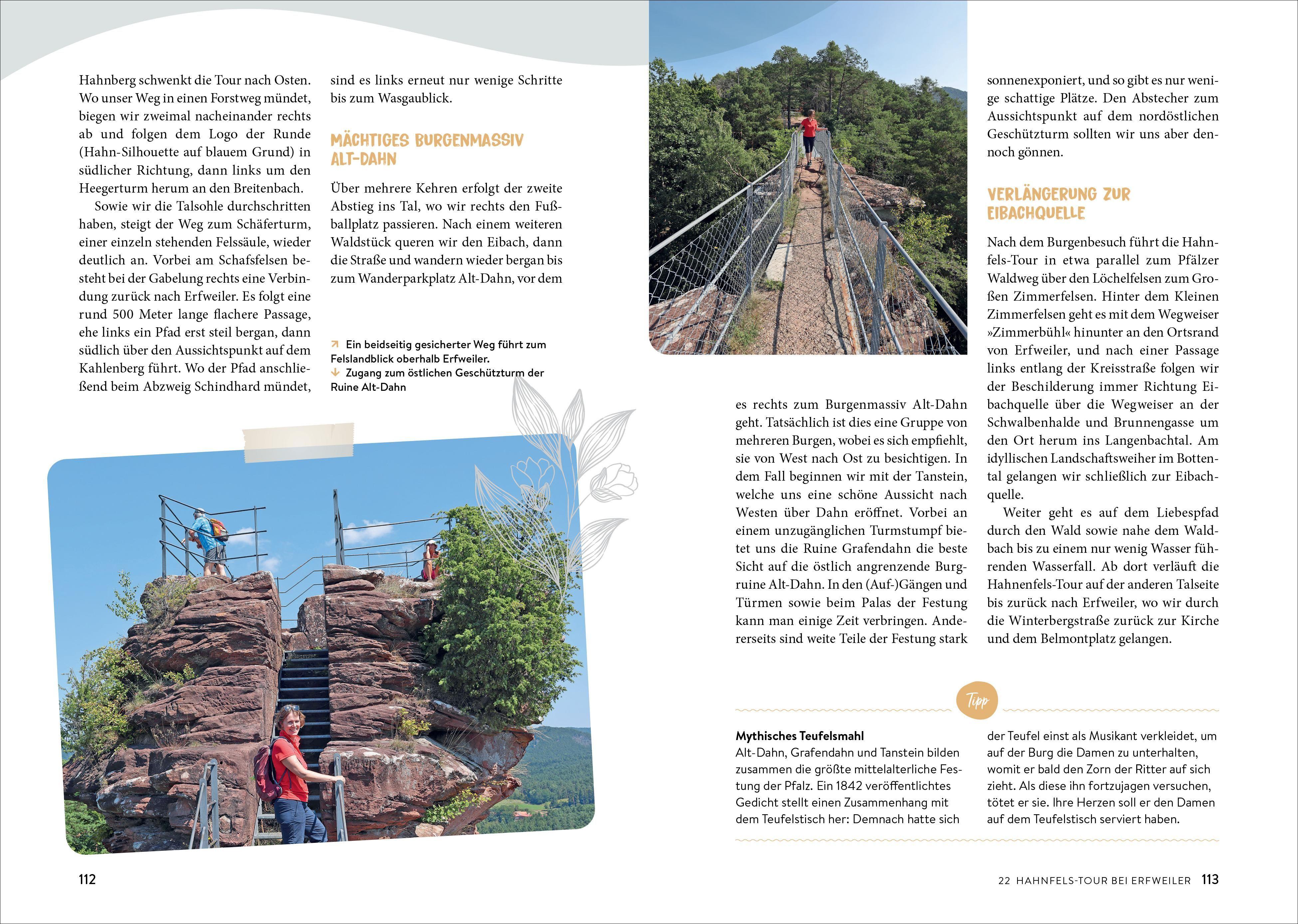 Beispielinhalt (Bild) Der Weg ist das Ziel Pfälzerwald