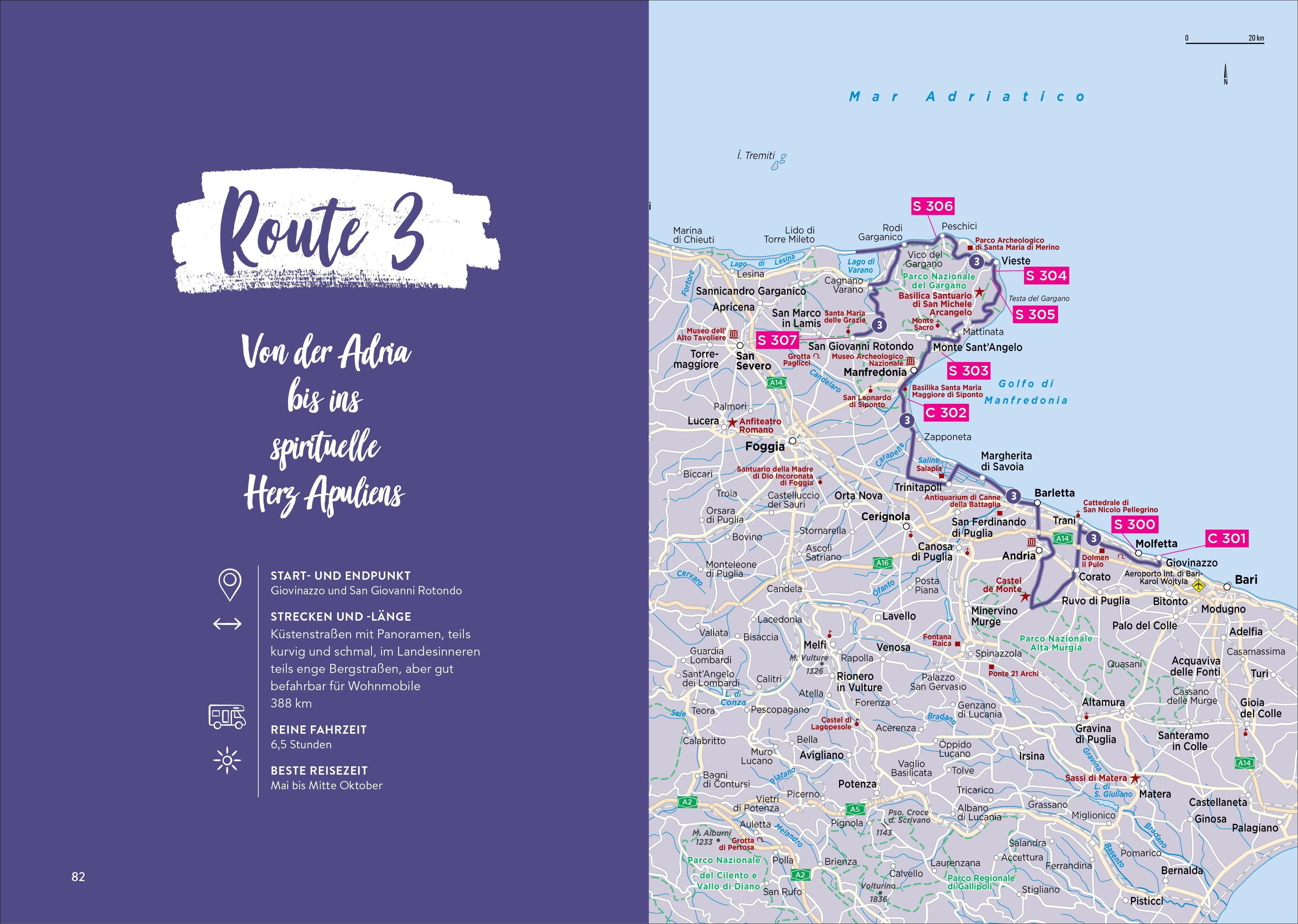 Beispielinhalt (Bild) Süditalien mit dem Wohnmobil