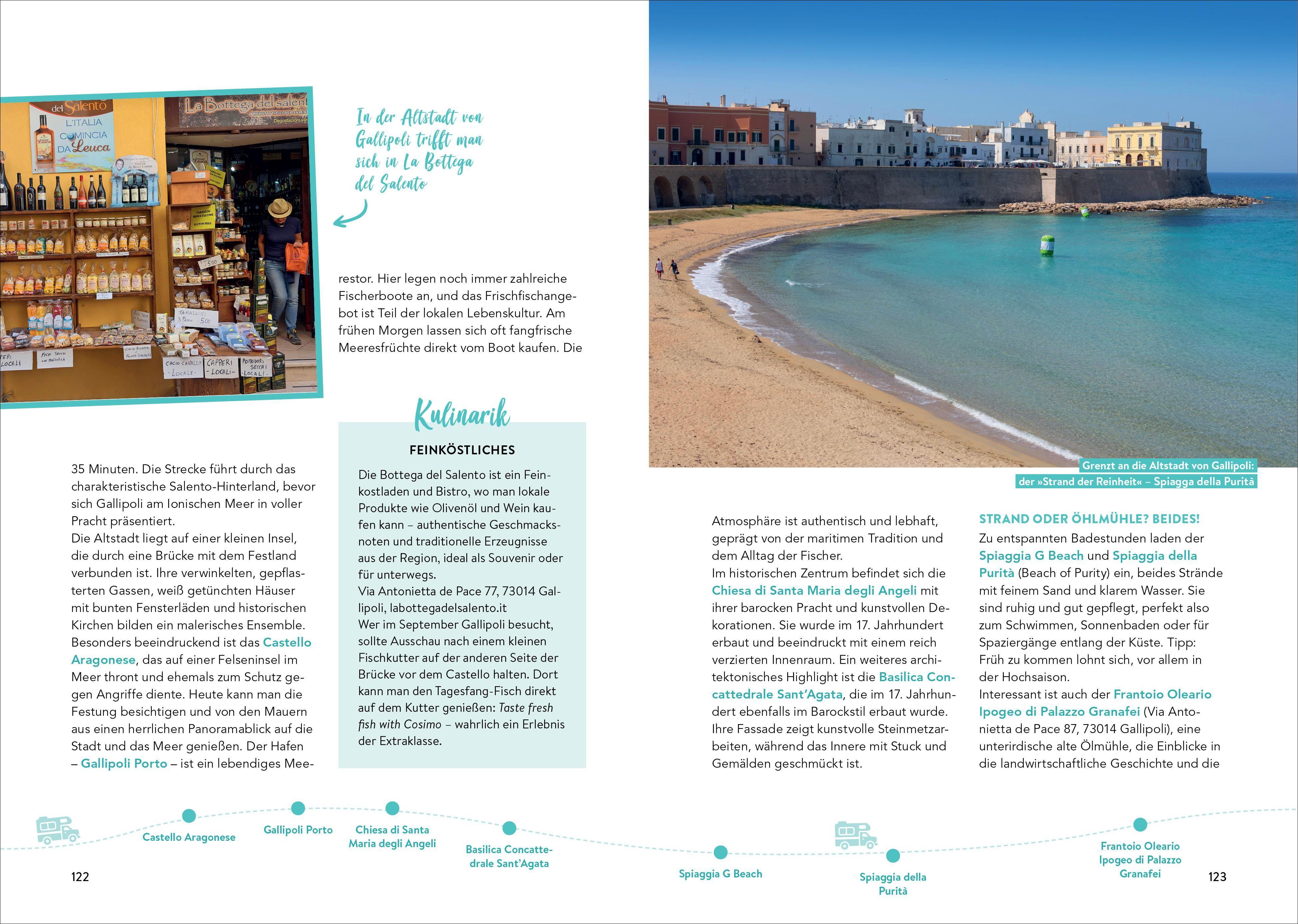 Beispielinhalt (Bild) Süditalien mit dem Wohnmobil