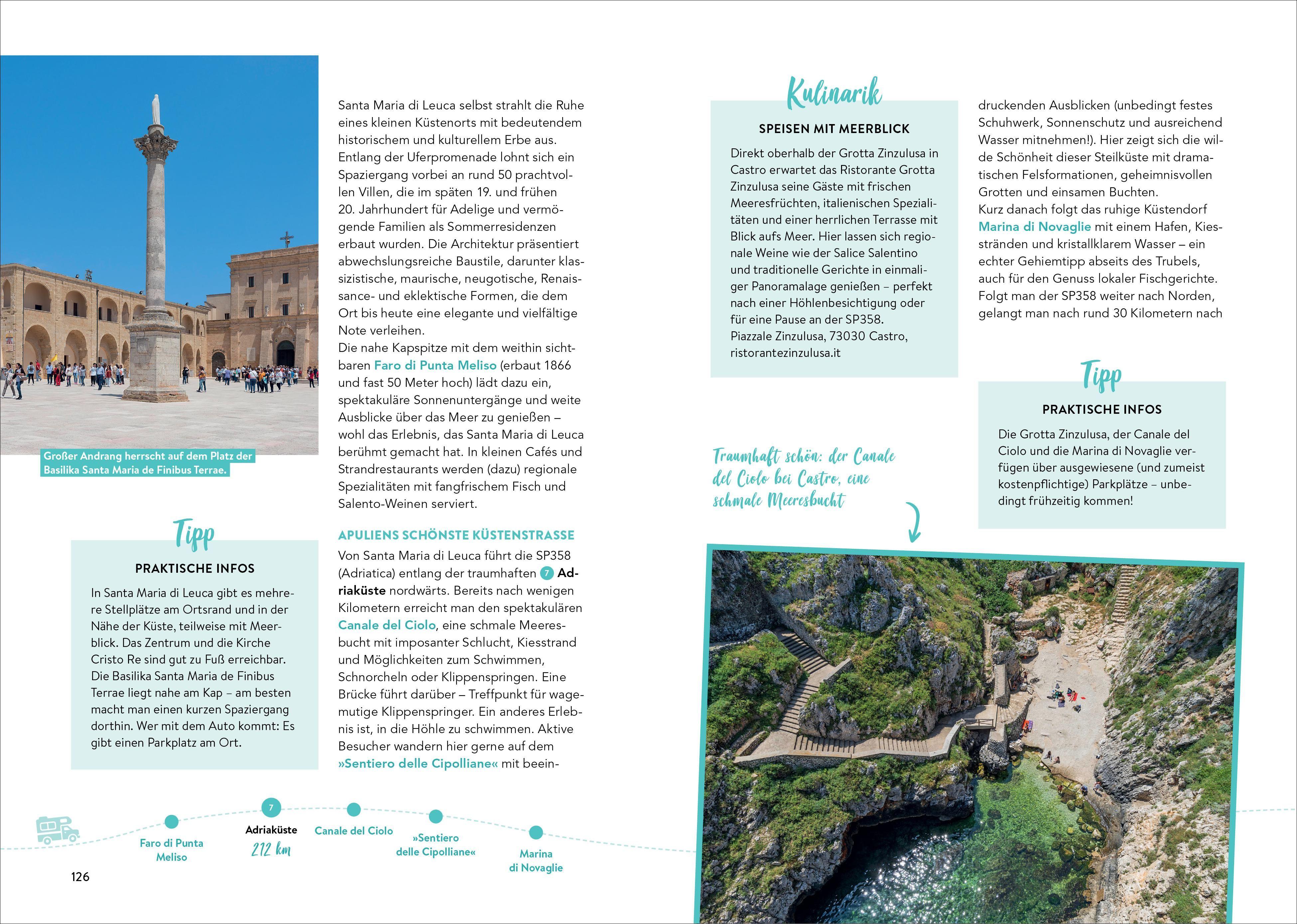 Beispielinhalt (Bild) Süditalien mit dem Wohnmobil
