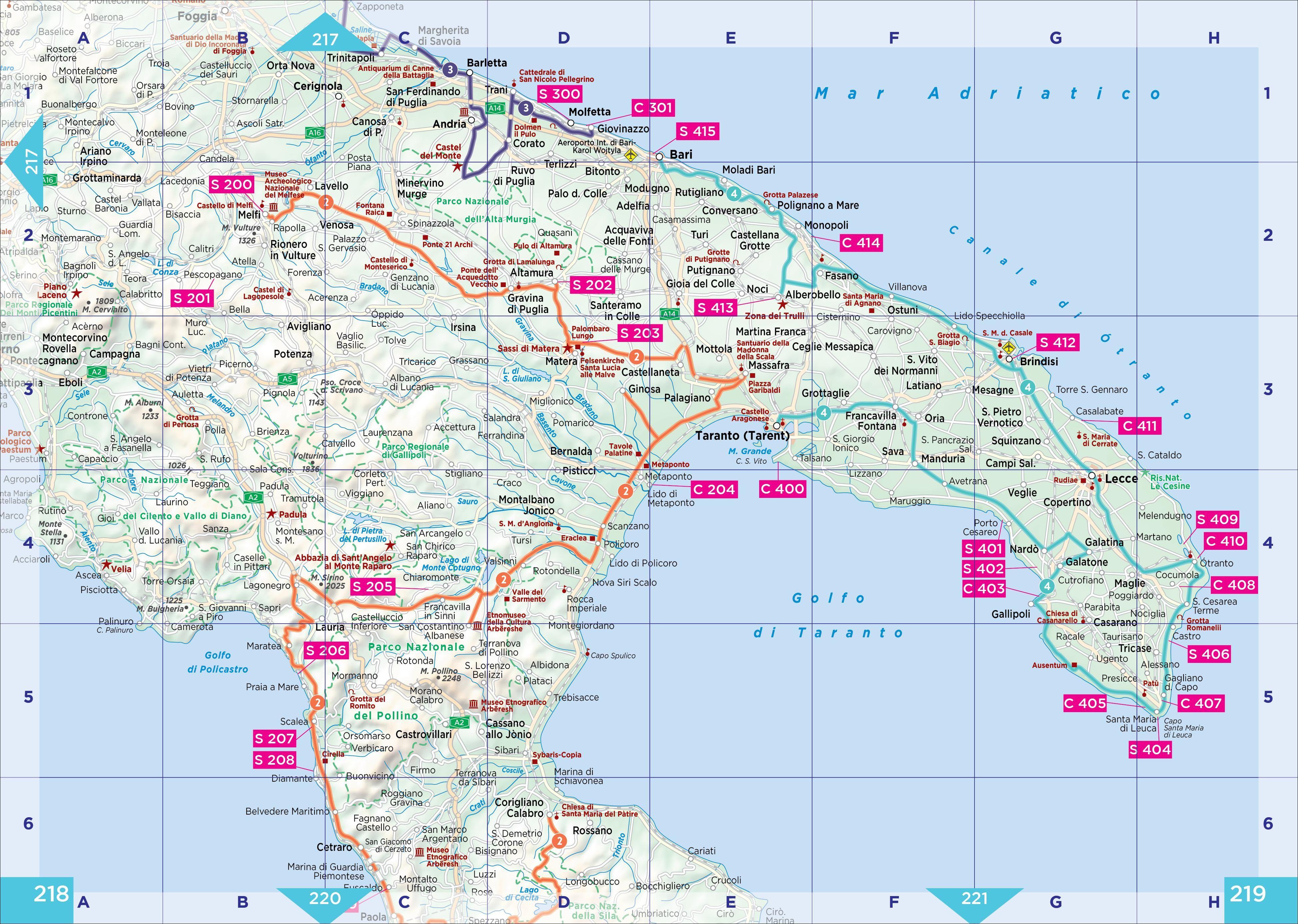 Beispielinhalt (Bild) Süditalien mit dem Wohnmobil