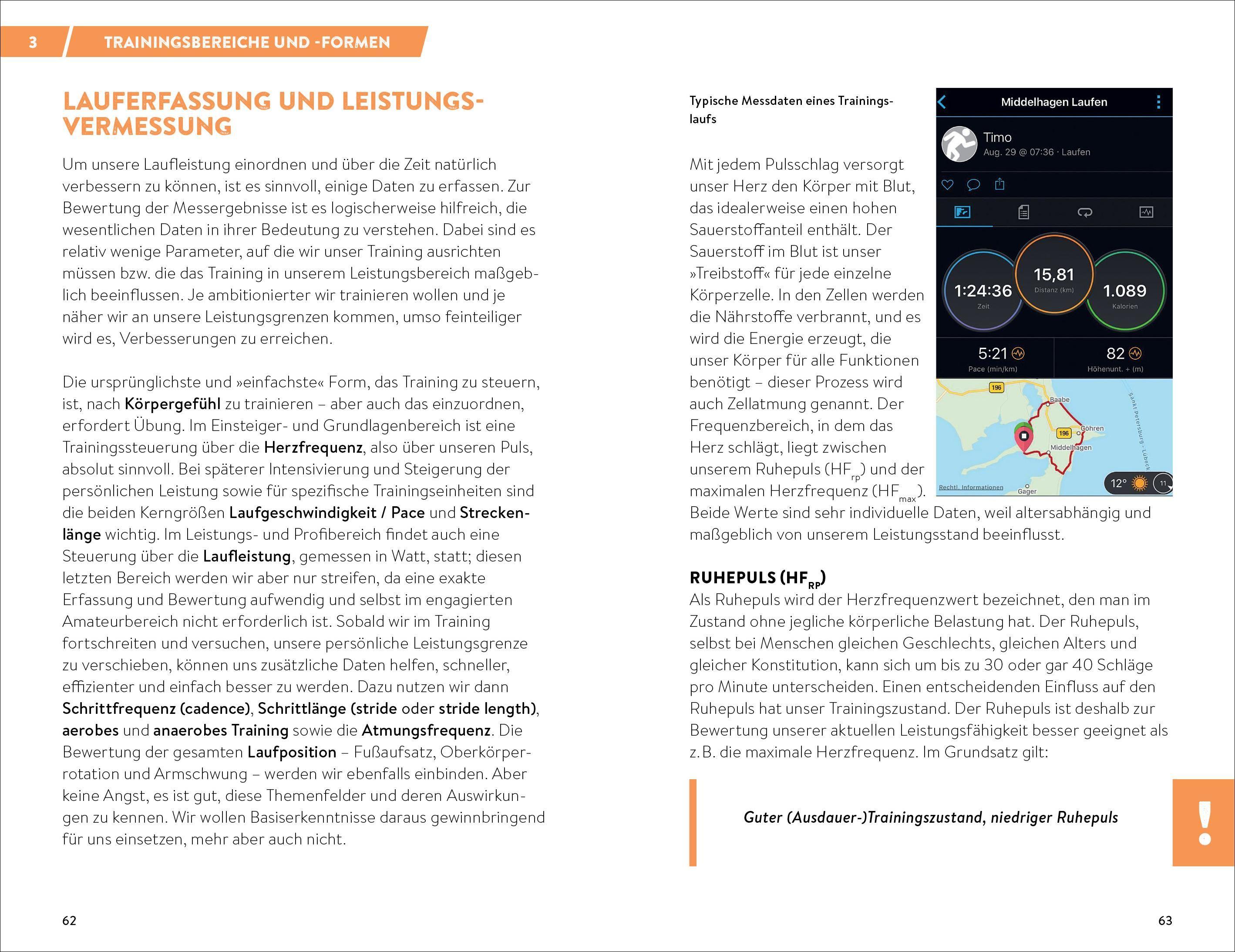 Beispielinhalt (Bild) Wissen kompakt Outdoor Marathon