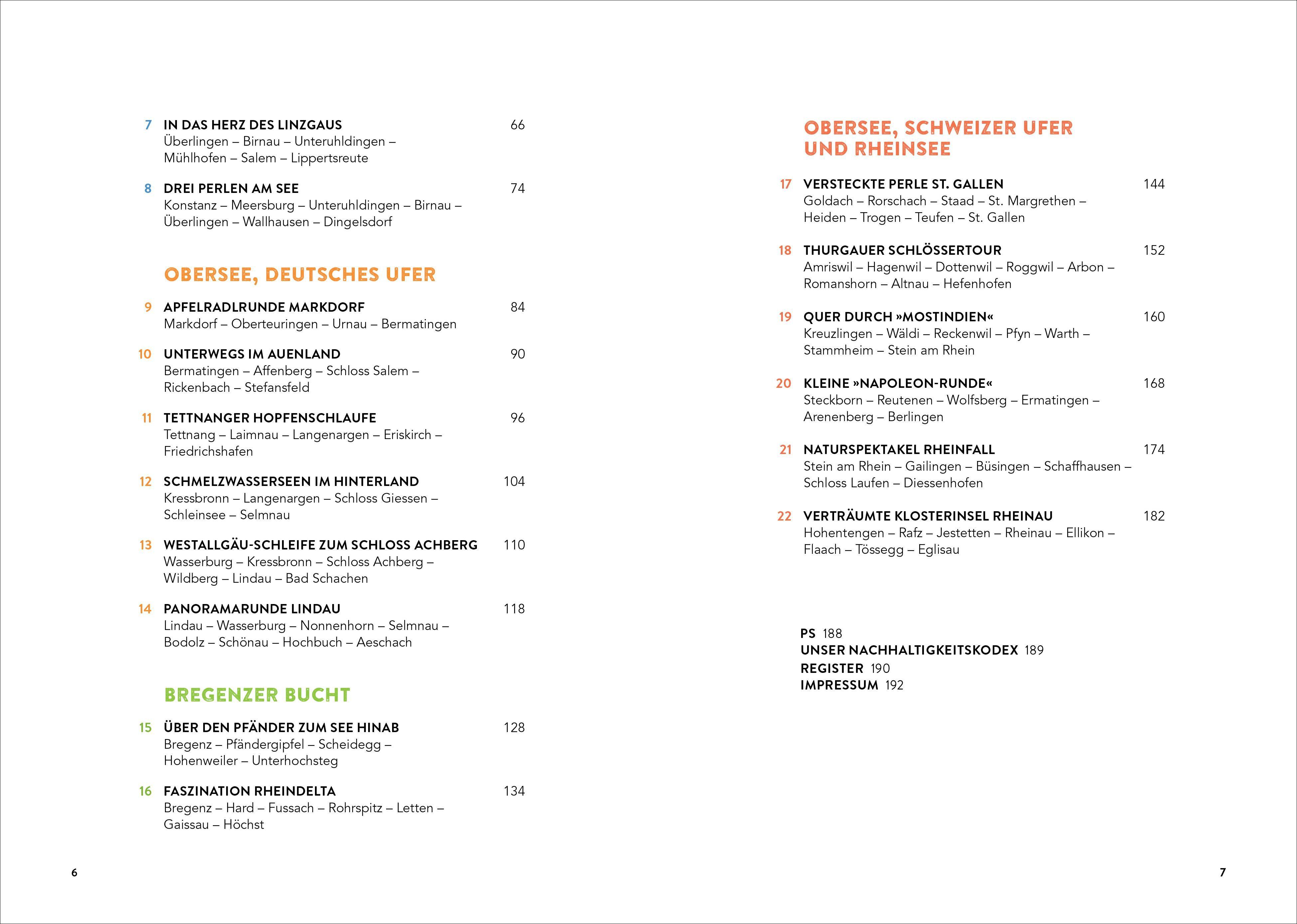 Beispielinhalt (Bild) E-Bike Touren Bodensee