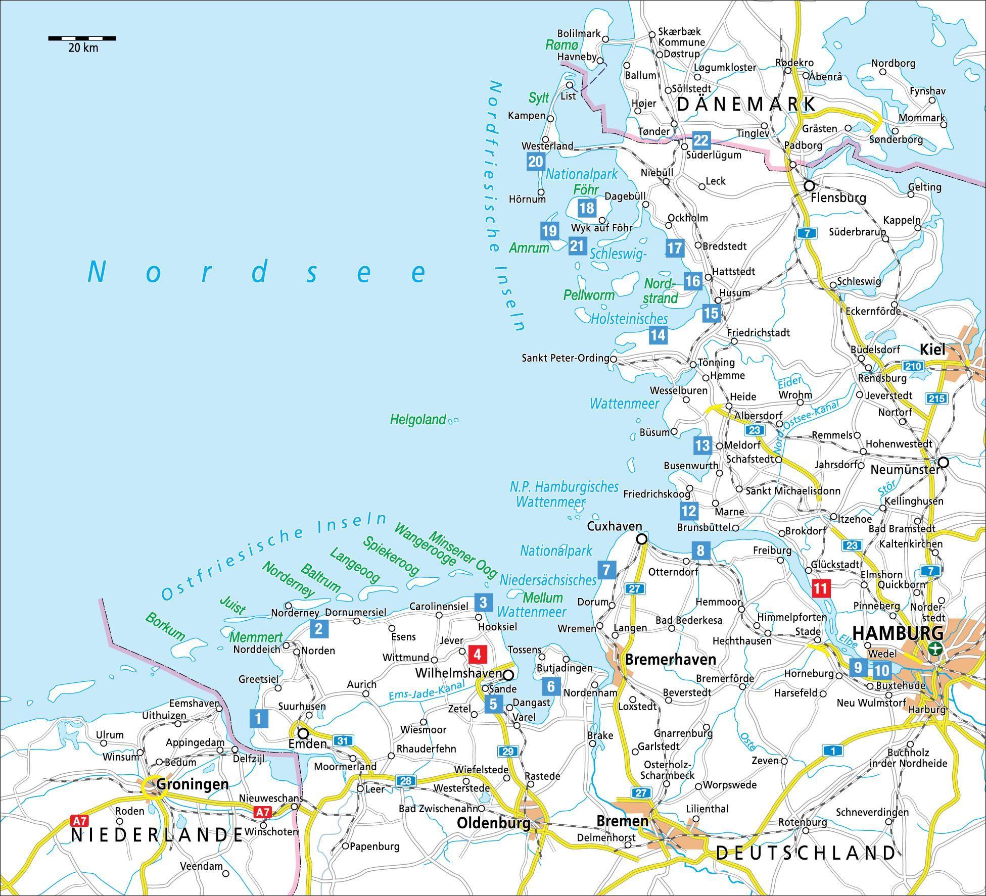 Beispielinhalt (Bild) E-Bike Touren Nordsee