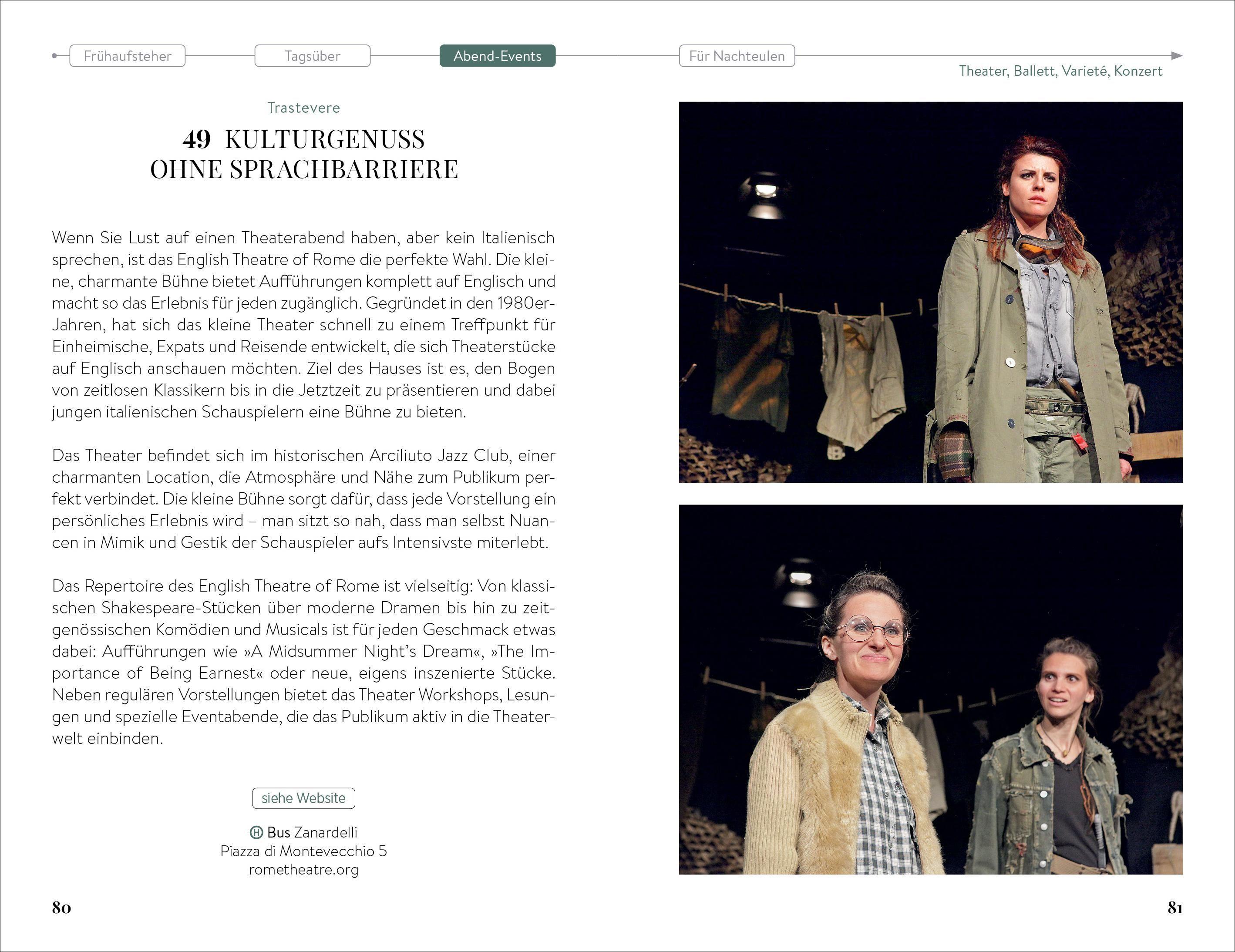 Beispielinhalt (Bild) Mein perfektes Wochenende Rom