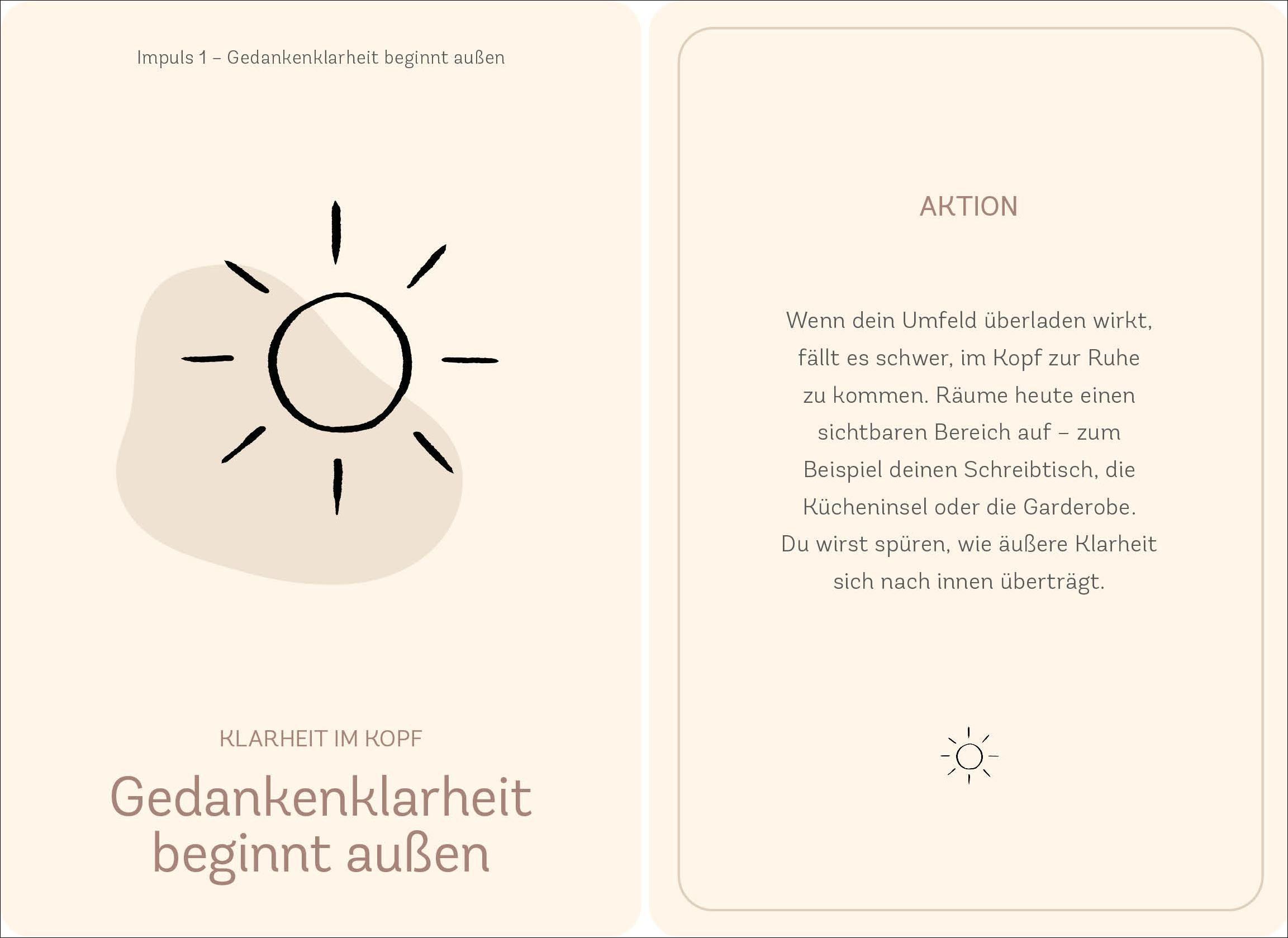 Beispielinhalt (Bild) Dein Weg zu Ordnung im Leben