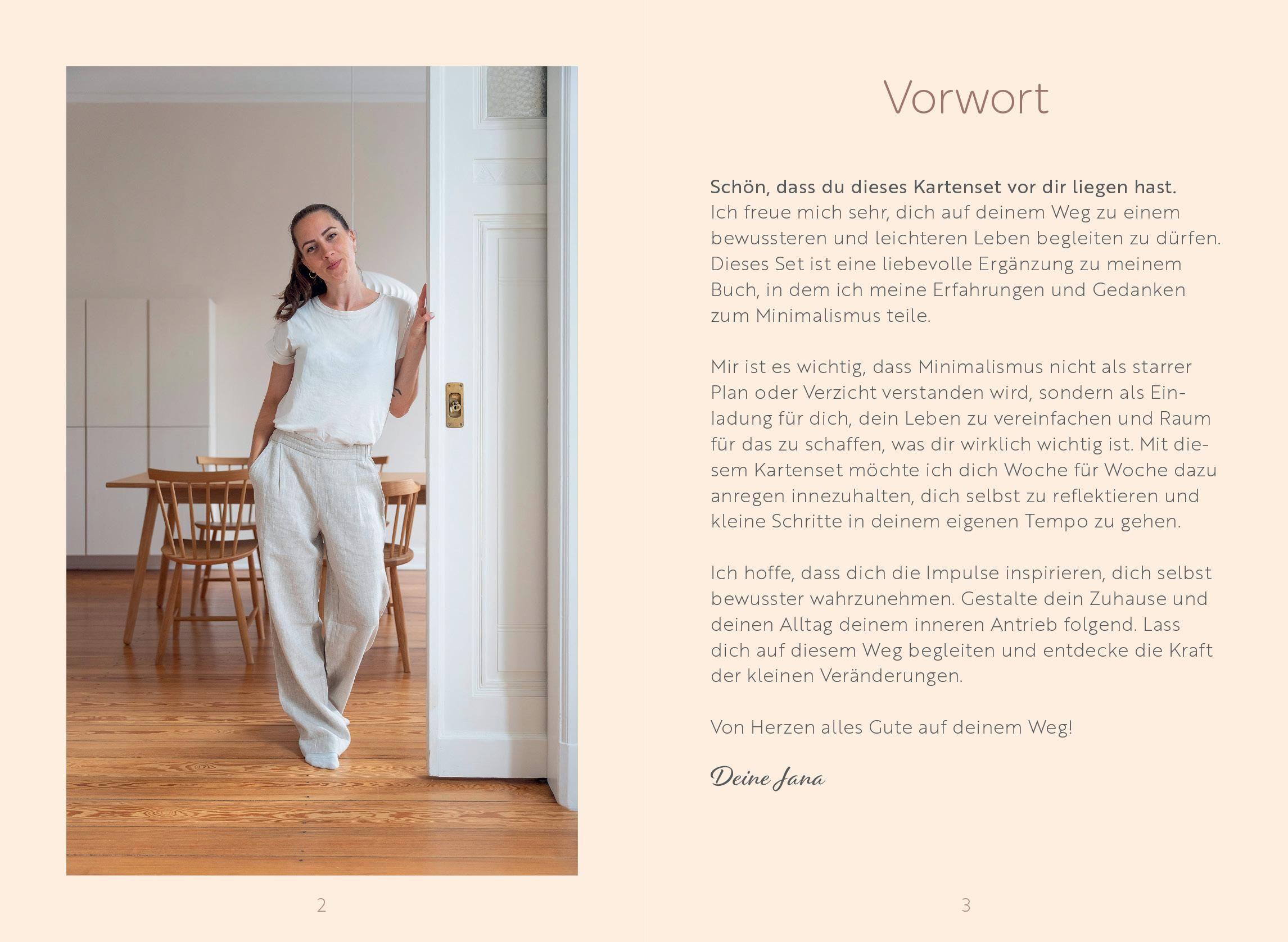 Beispielinhalt (Bild) Dein Weg zu Minimalismus im Alltag