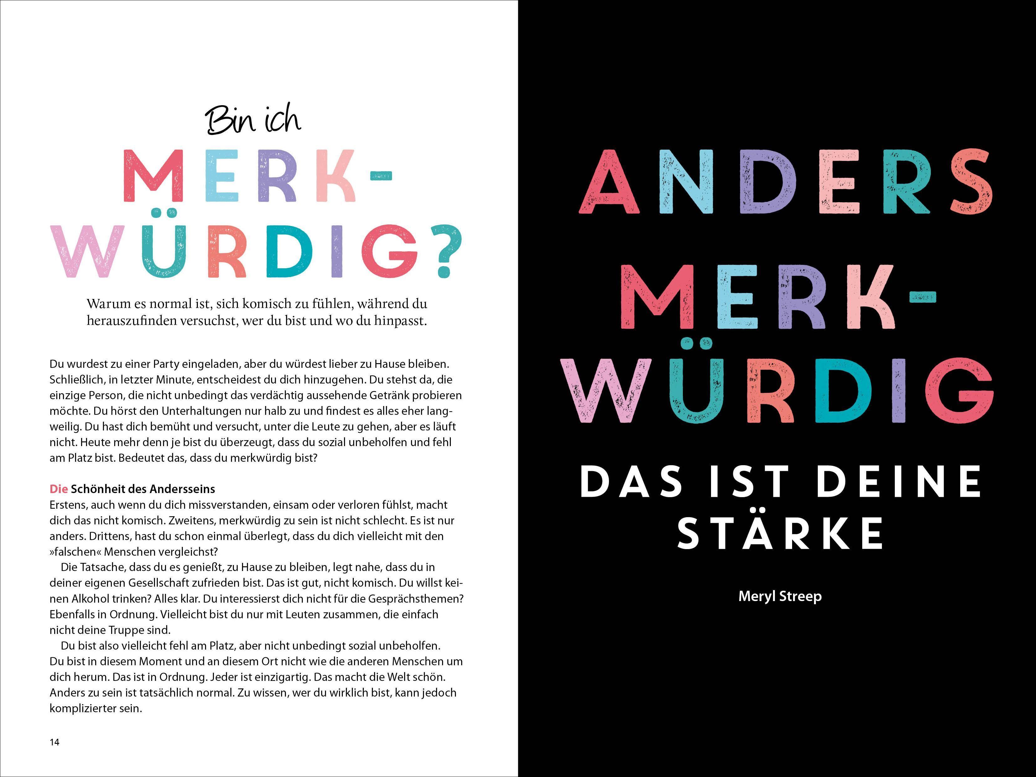 Beispielinhalt (Bild) Be You - Be Strong