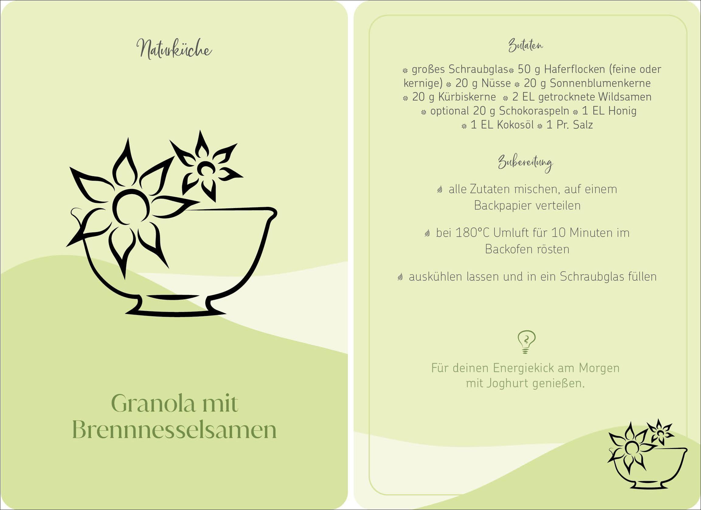 Beispielinhalt (Bild) Dein Weg zu Selfcare aus der Natur