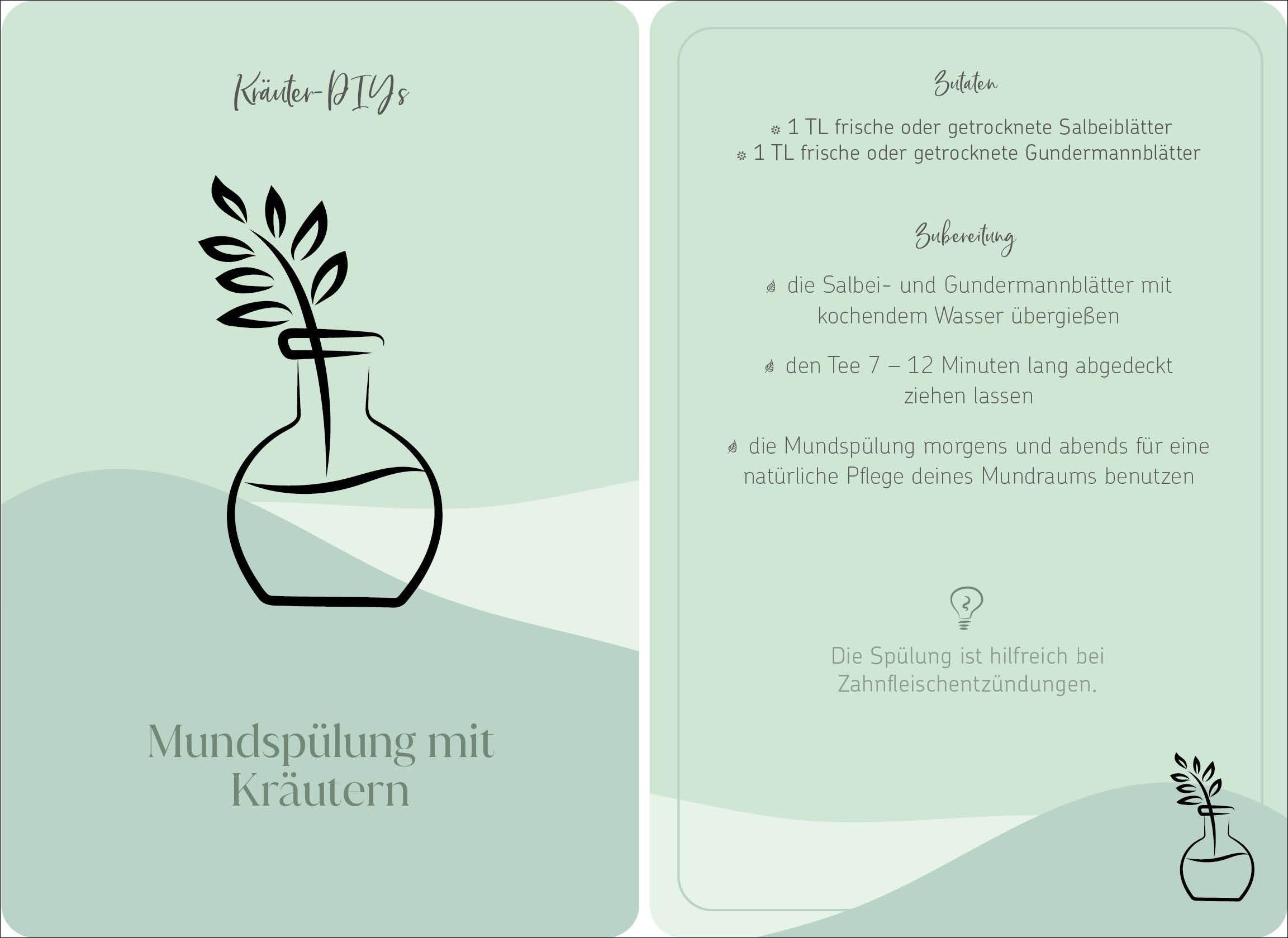 Beispielinhalt (Bild) Dein Weg zu Selfcare aus der Natur