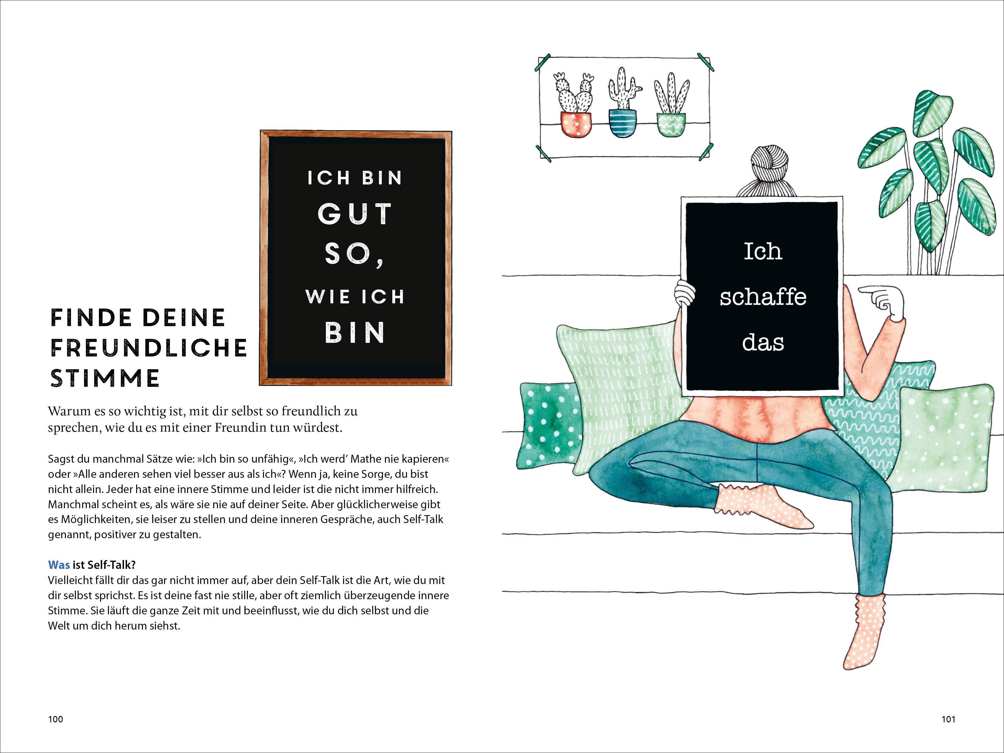 Beispielinhalt (Bild) Be You - Be Positive